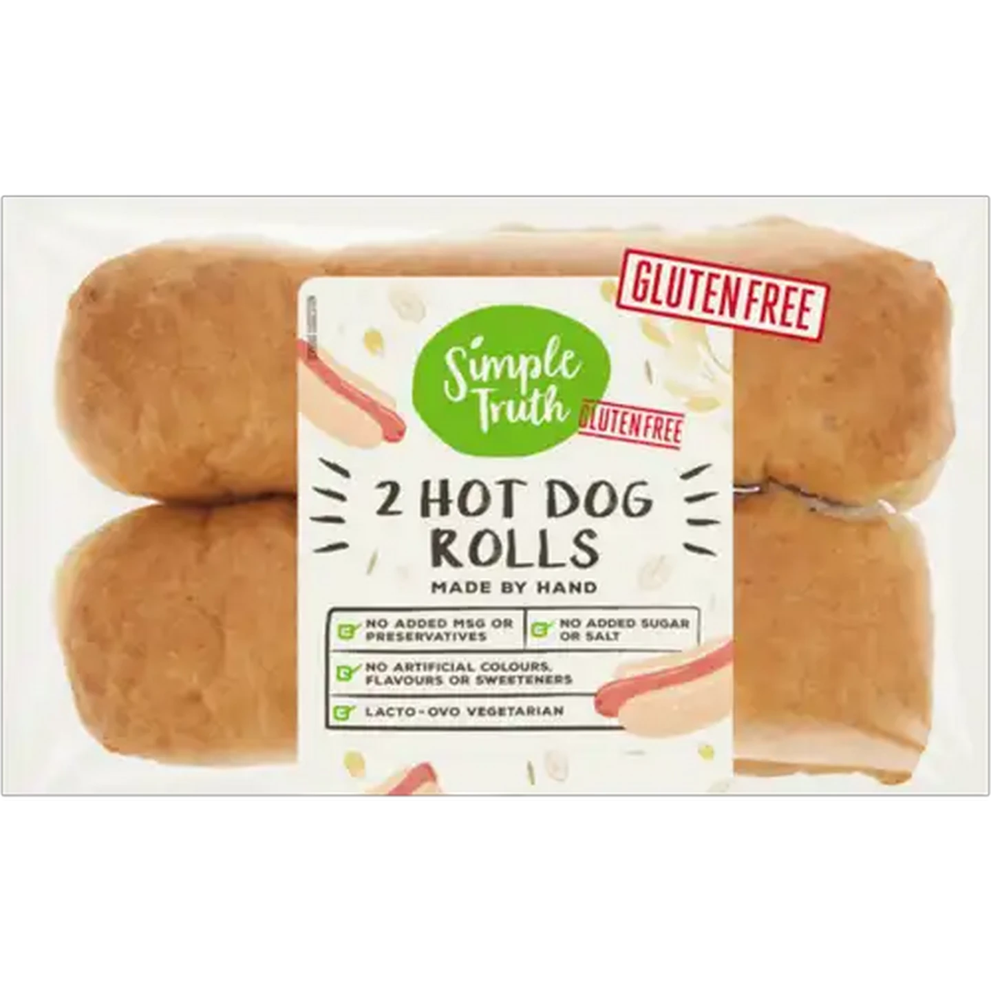 Image of Simple Truth Frozen Hot Dog Rolls 2 Pack