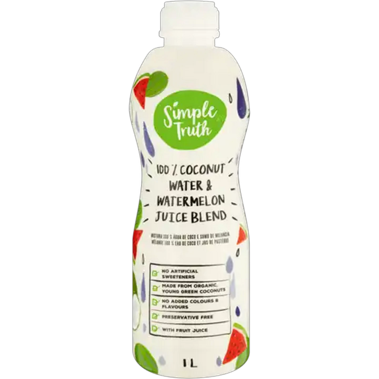 Image of Simple Truth 100% Coconut Water & Watermelon Juice Blend 1L