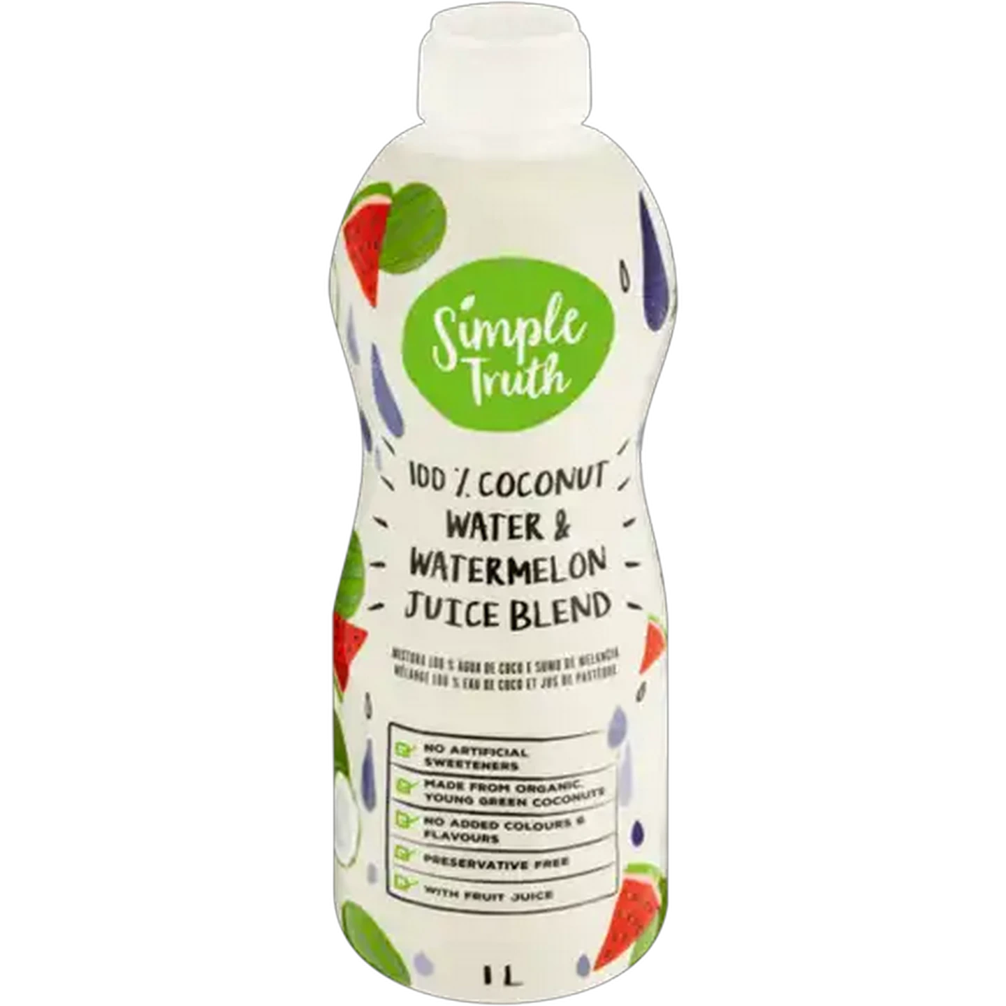 Image of Simple Truth 100% Coconut Water & Watermelon Juice Blend 1L