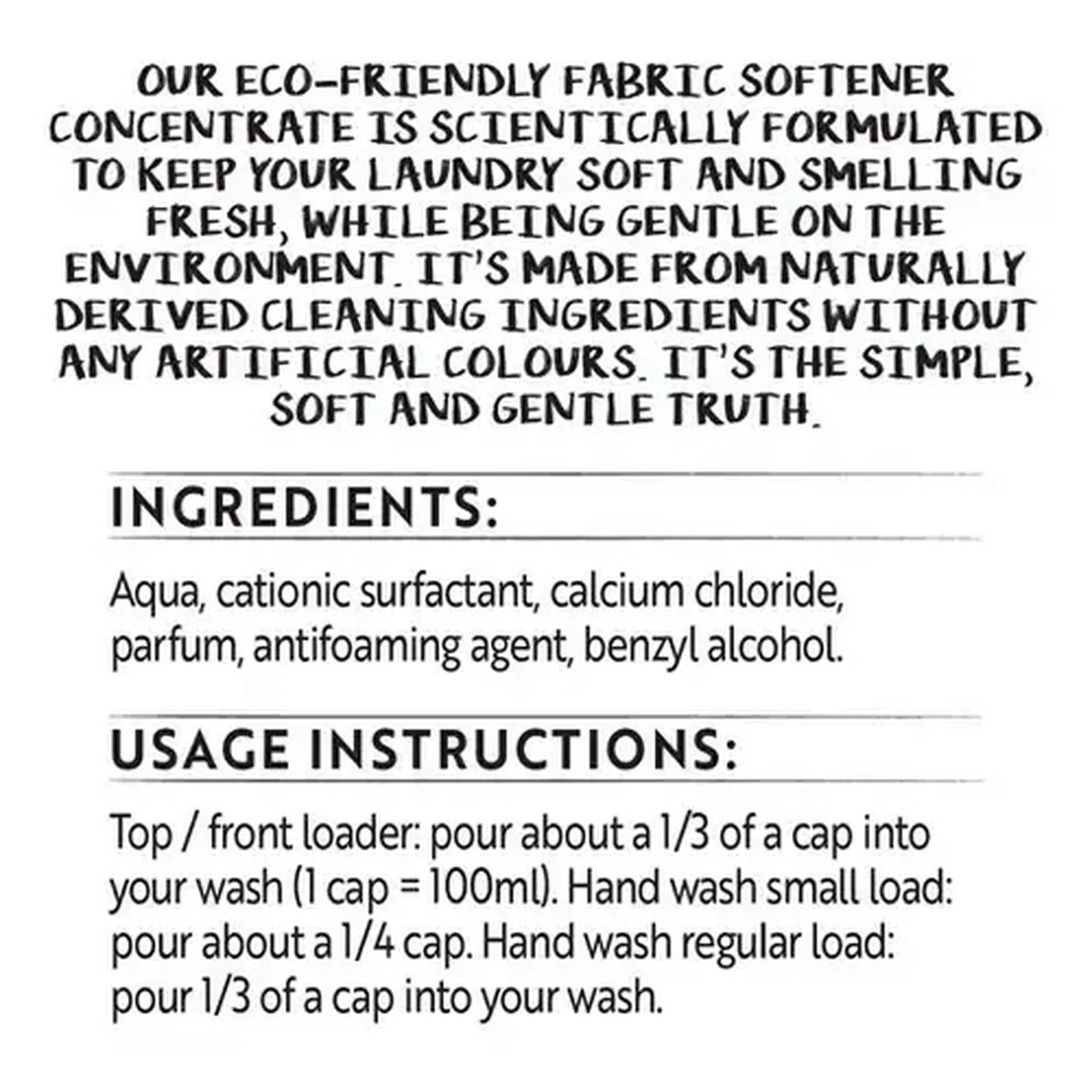 Image of Simple Truth Eco-Friendly Fabric Softener Concentrate 750ml