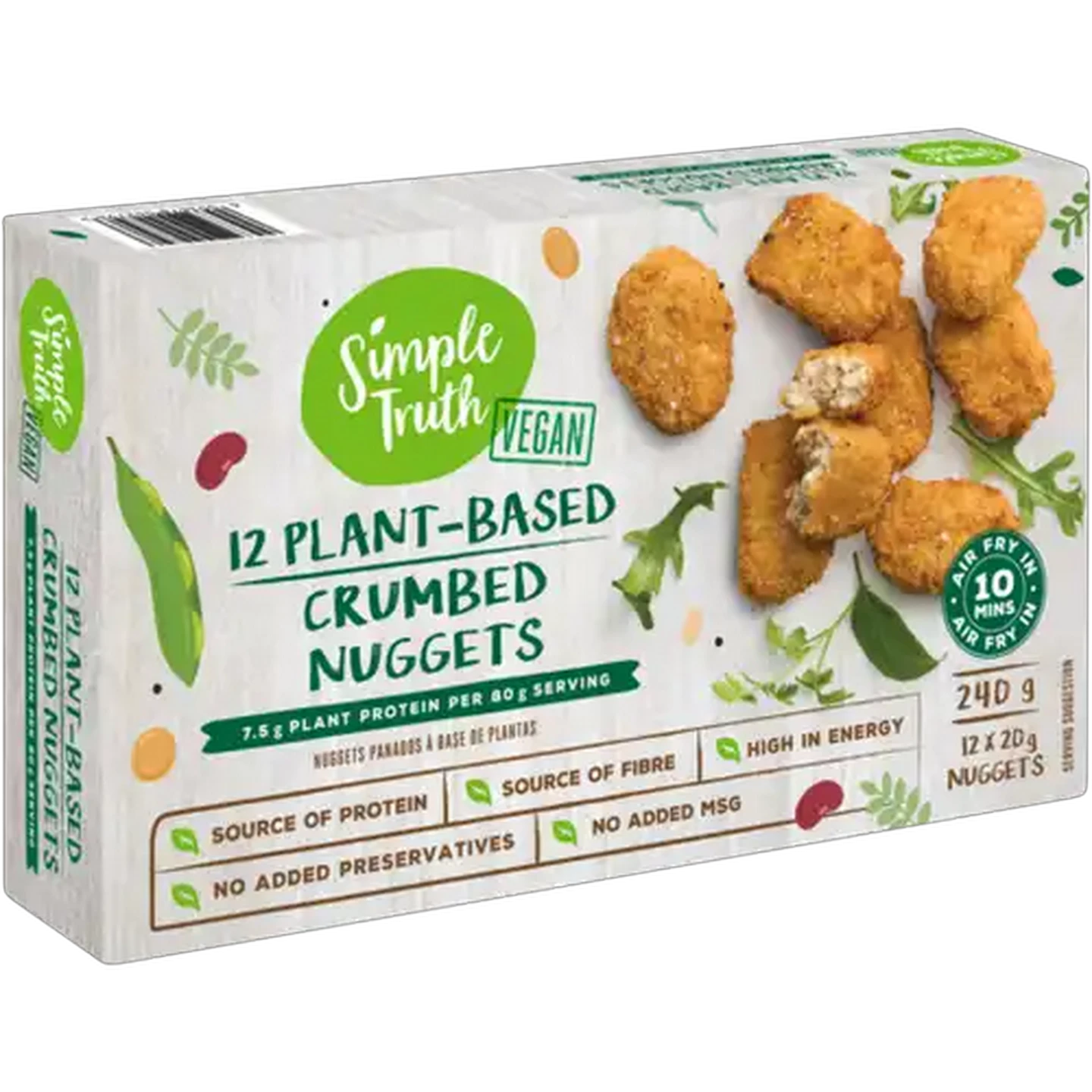 Image of Simple Truth Frozen Plant-Based Crumbed Nuggets 12 x 20g