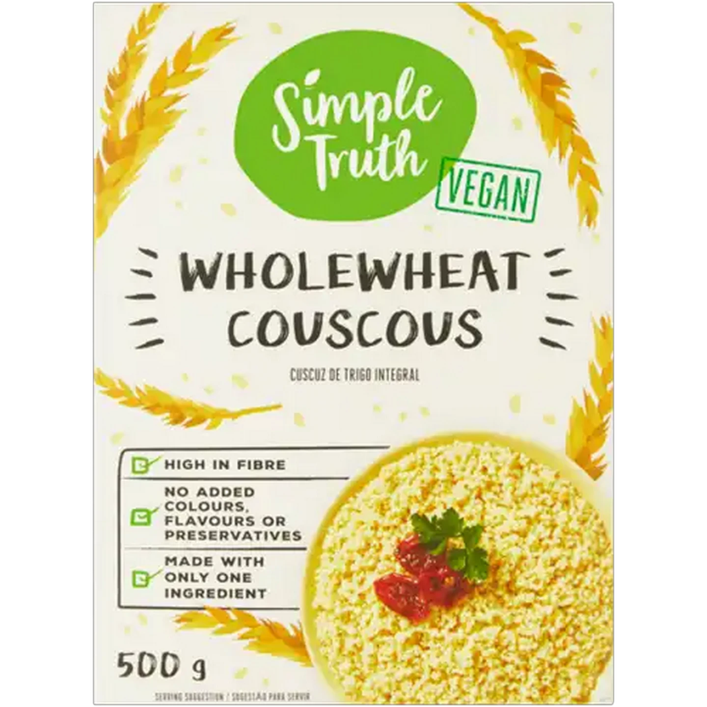 Image of Simple Truth Whole Wheat Couscous 500g