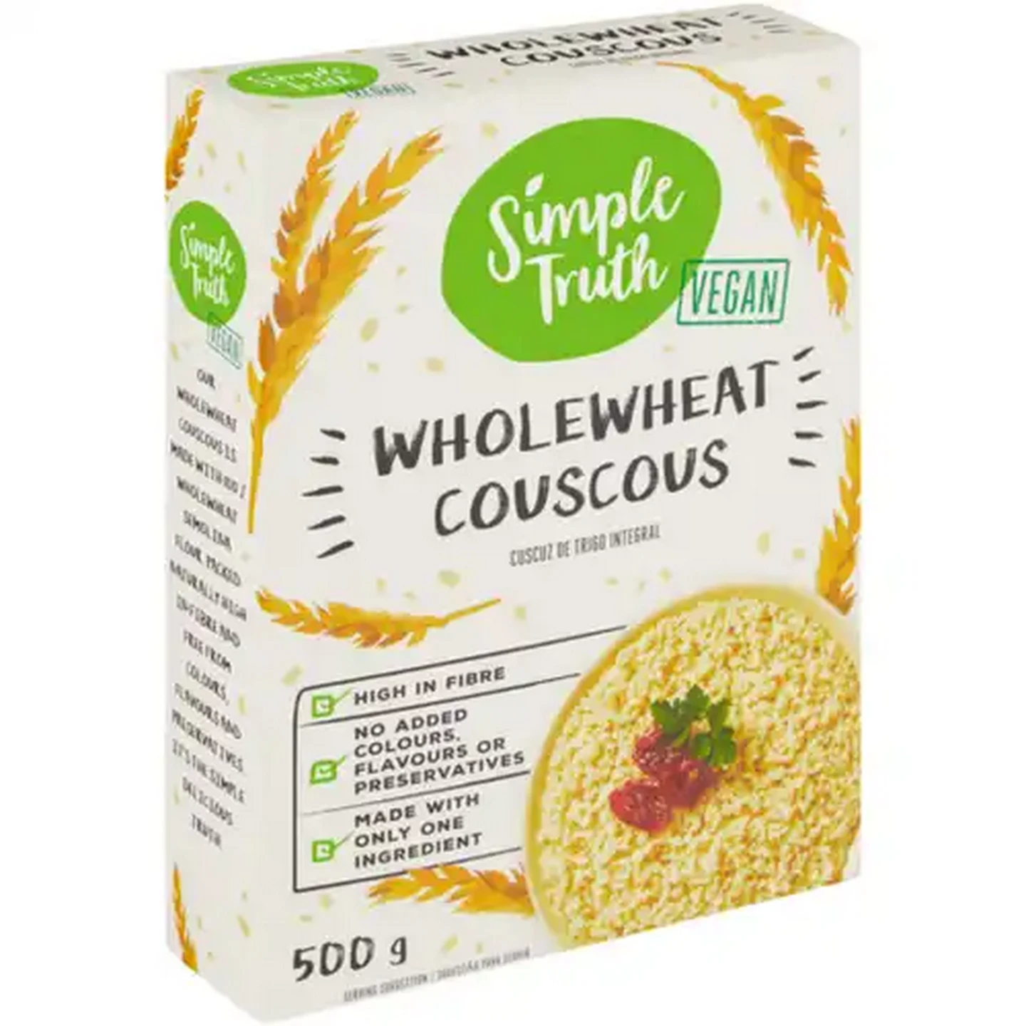 Image of Simple Truth Whole Wheat Couscous 500g