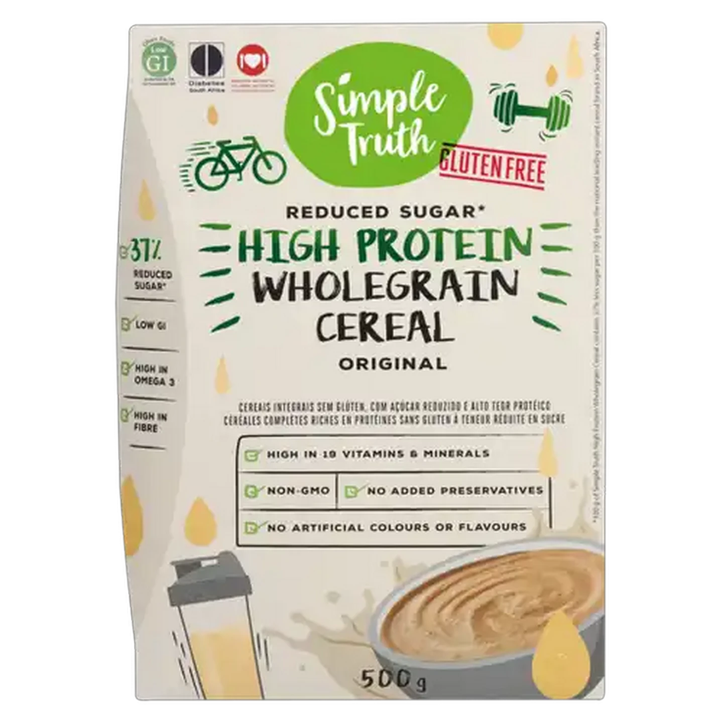 Image of Simple Truth Gluten Free High Protein Wholegrain Original Cereal 500g
