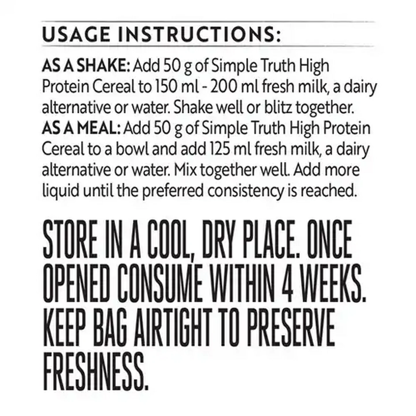 Image of Simple Truth Gluten Free High Protein Wholegrain Original Cereal 500g