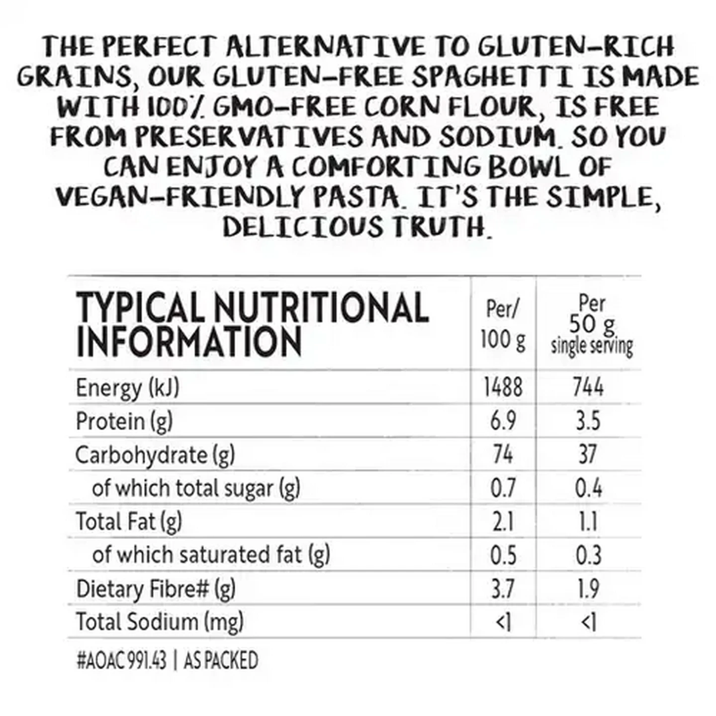 Image of Simple Truth Gluten Free Spaghetti Pasta 500g