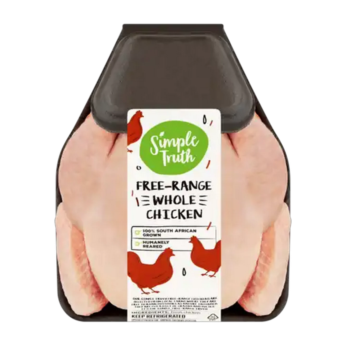 Image of Simple Truth Free-Range Fresh Whole Chicken Per KG