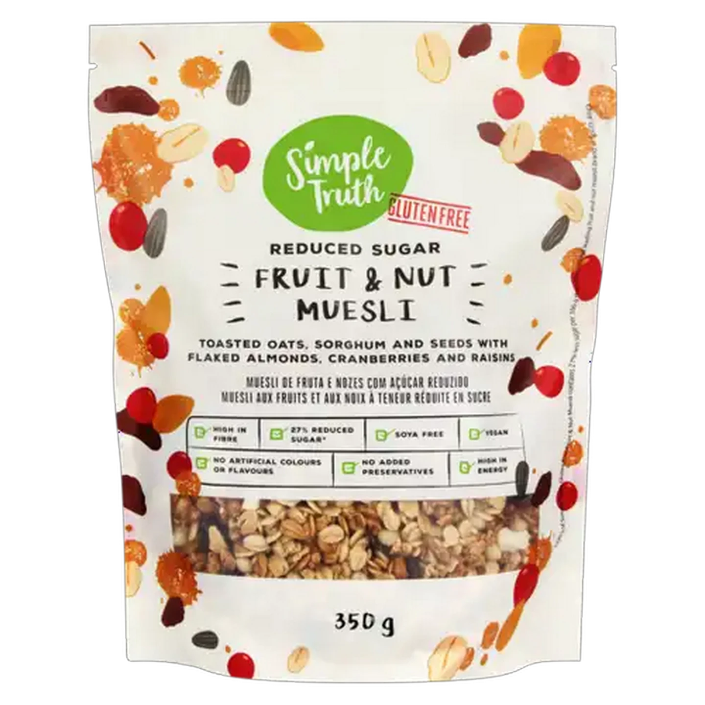 Image of Simple Truth Gluten-Free Fruit & Nut Muesli 350g