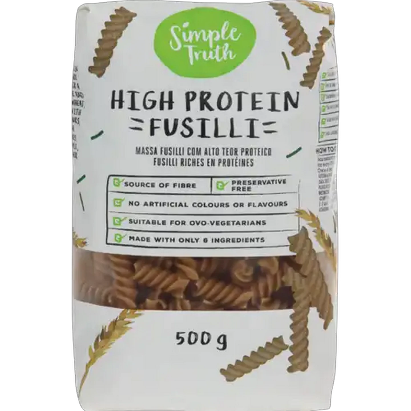 Image of Simple Truth High Protein Fusilli Pasta 500g
