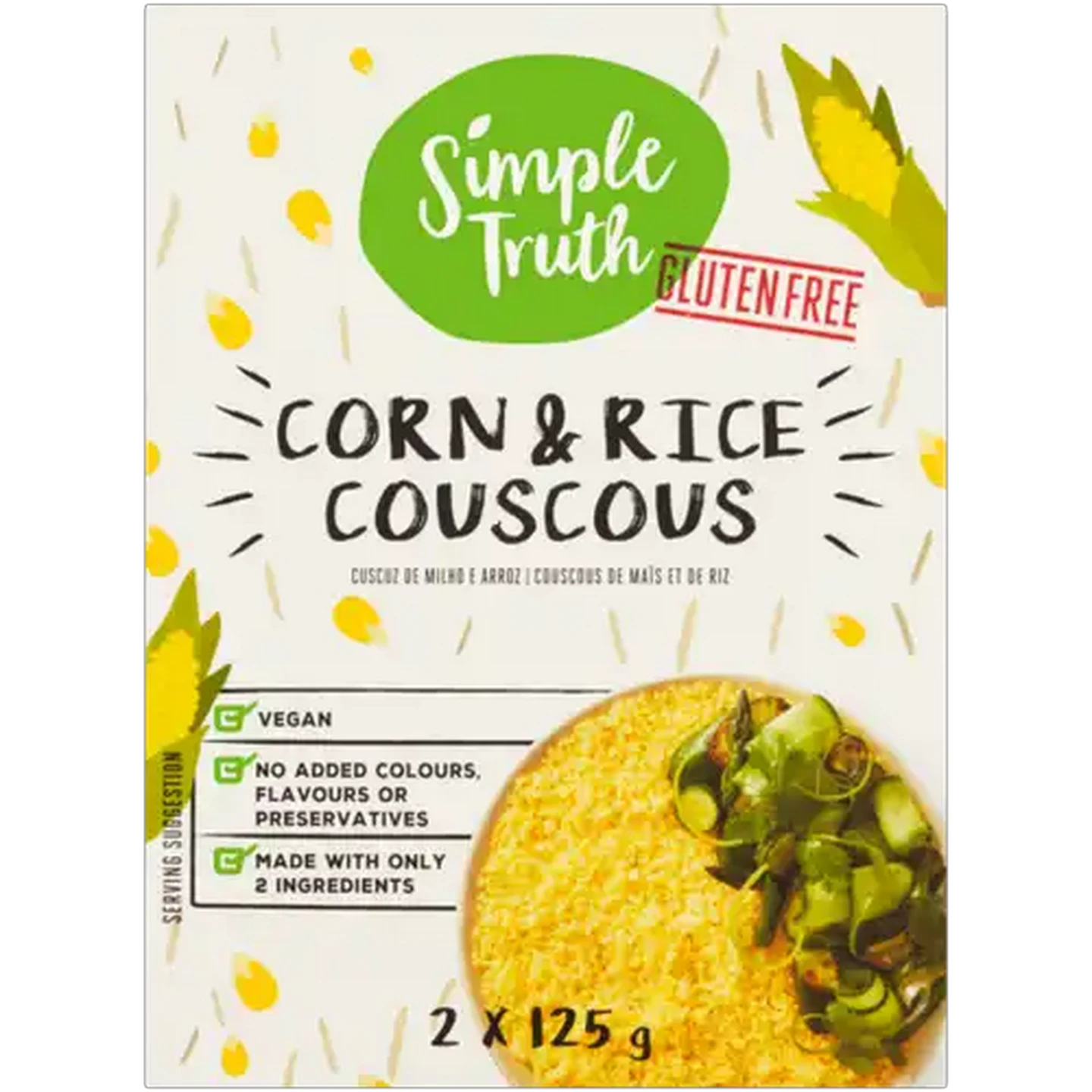Image of Simple Truth Corn & Rice Couscous 2 x 125g