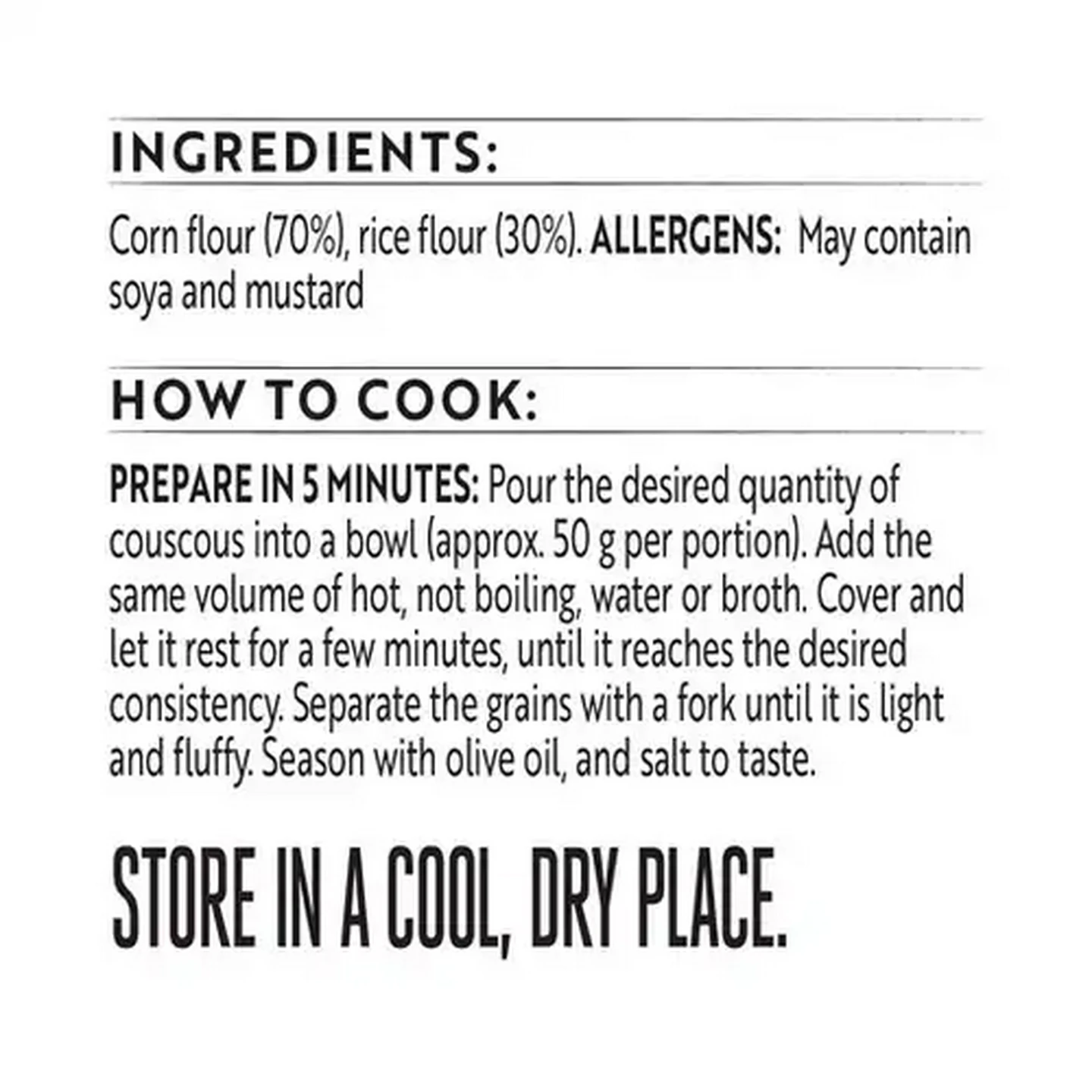 Image of Simple Truth Corn & Rice Couscous 2 x 125g