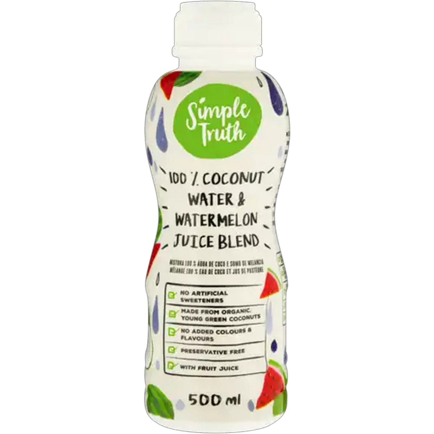 Image of Simple Truth 100% Coconut Water & Watermelon Juice Blend 500ml