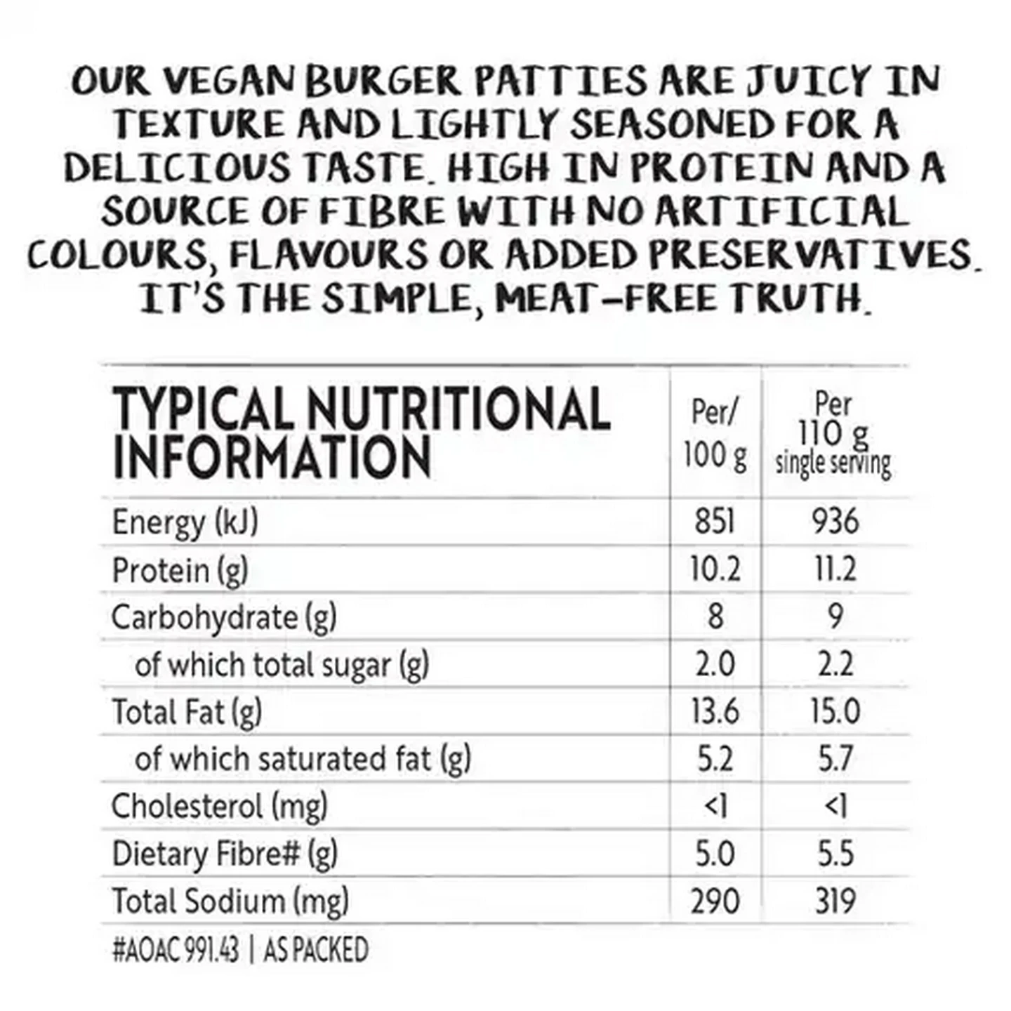 Image of Simple Truth Frozen Plant Based Burger Patties 220g