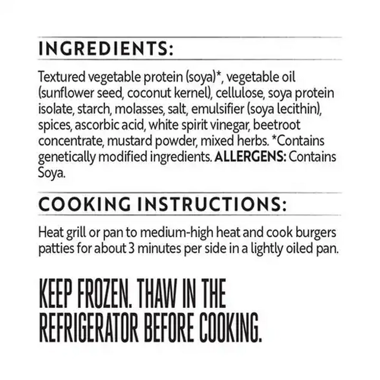 Image of Simple Truth Frozen Plant Based Burger Patties 220g