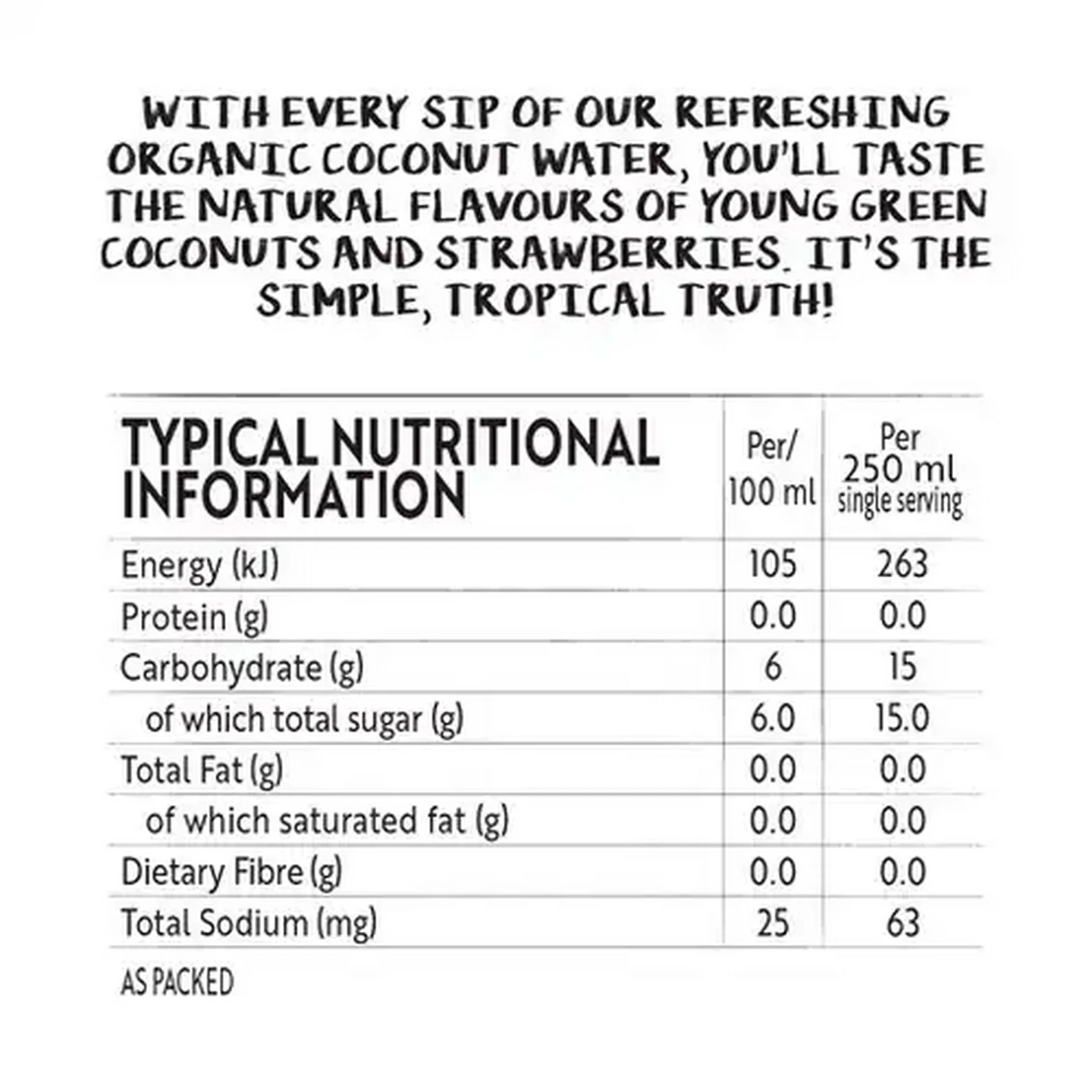Image of Simple Truth 100% Coconut Water & Strawberry Juice Blend 500ml