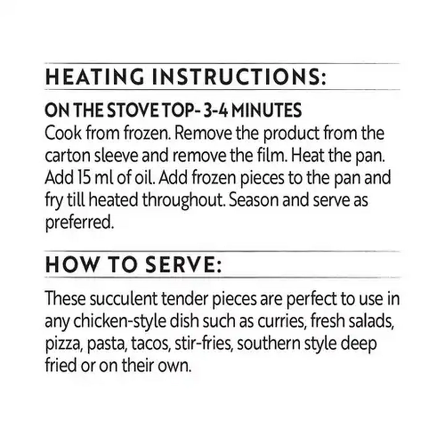 Image of Simple Truth Frozen Flame-Grilled Plant-Based Chicken-Style Pieces 250g