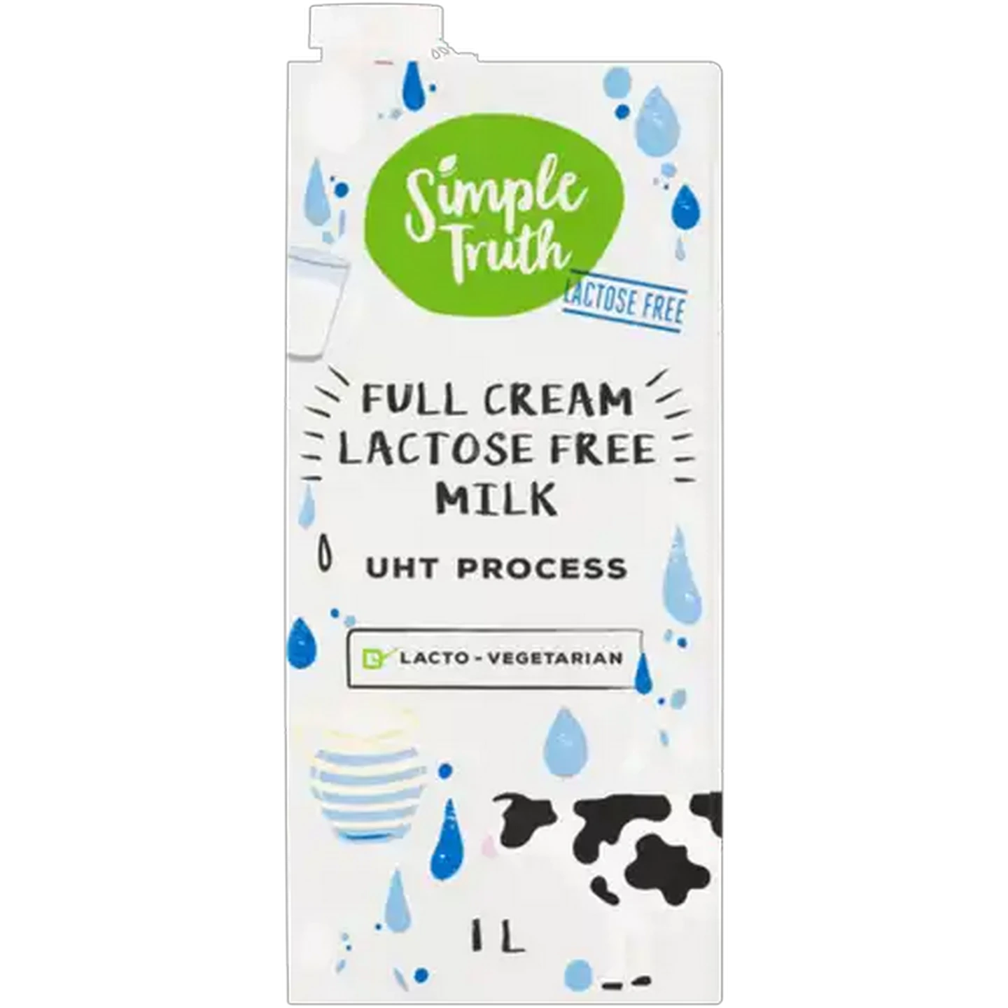 Image of Simple Truth Lactose Free Full Cream Milk 1L
