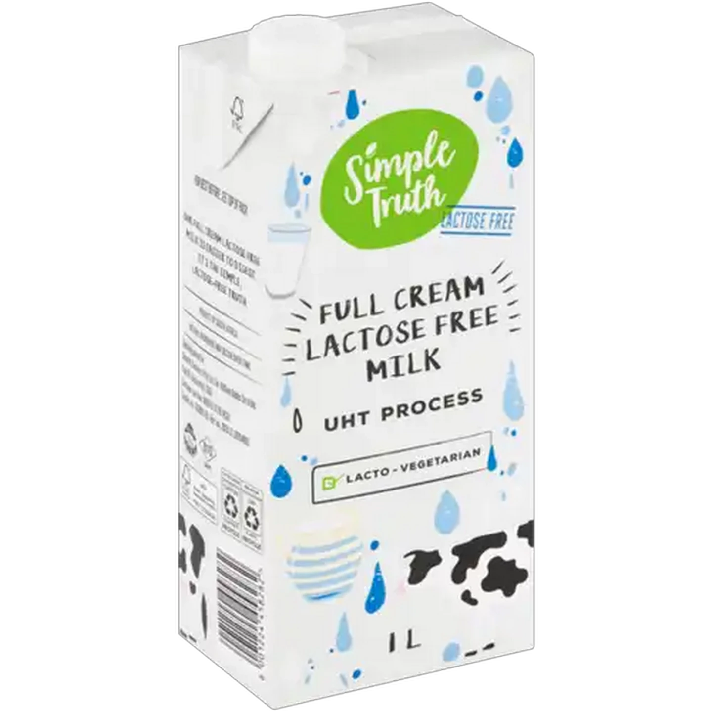 Image of Simple Truth Lactose Free Full Cream Milk 1L