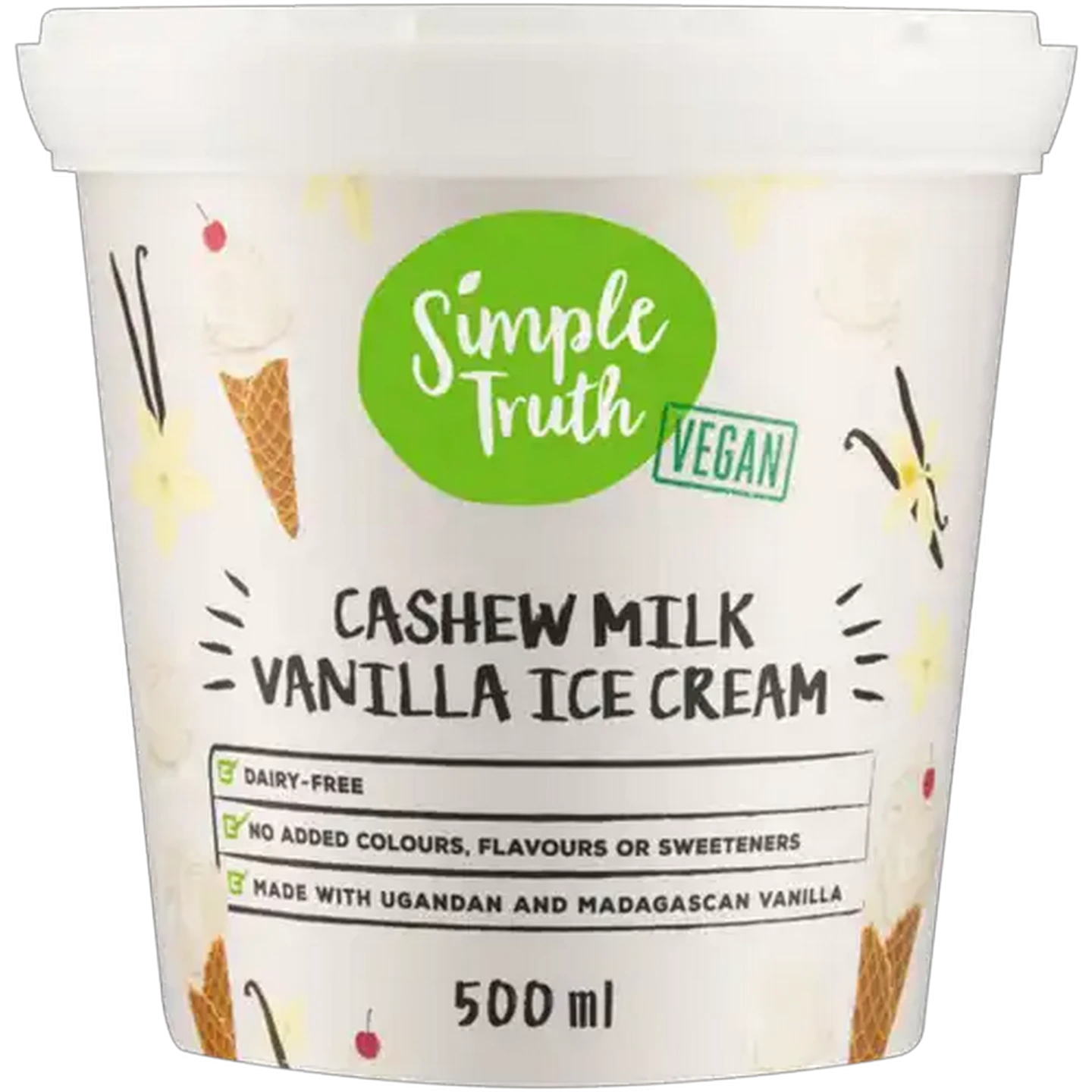 Image of Simple Truth Cashew Milk Vanilla Ice Cream 500ml