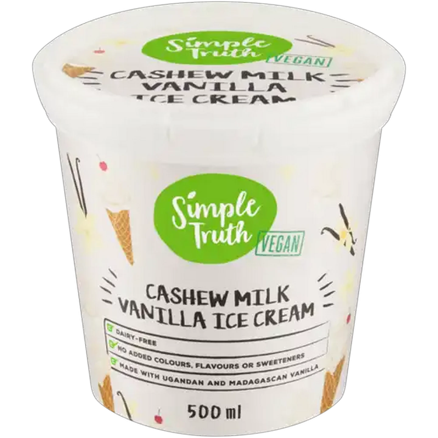 Image of Simple Truth Cashew Milk Vanilla Ice Cream 500ml