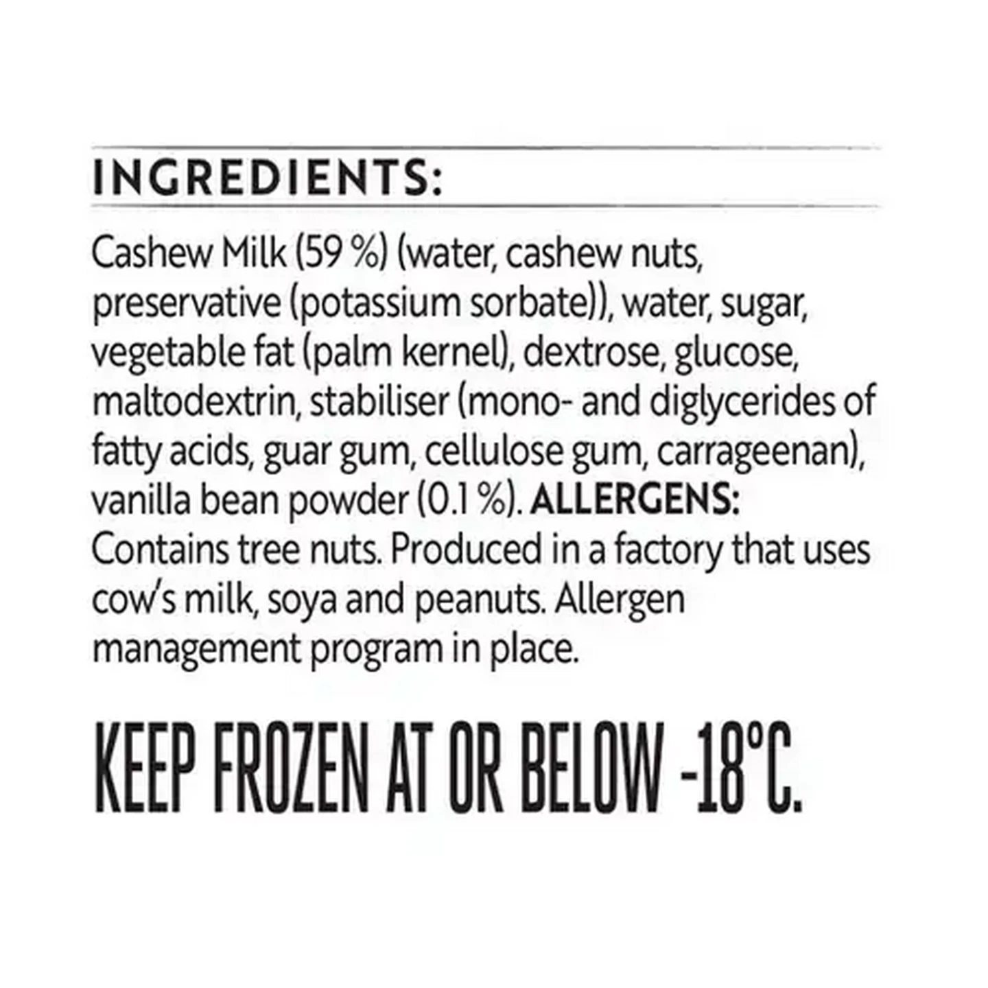 Image of Simple Truth Cashew Milk Vanilla Ice Cream 500ml