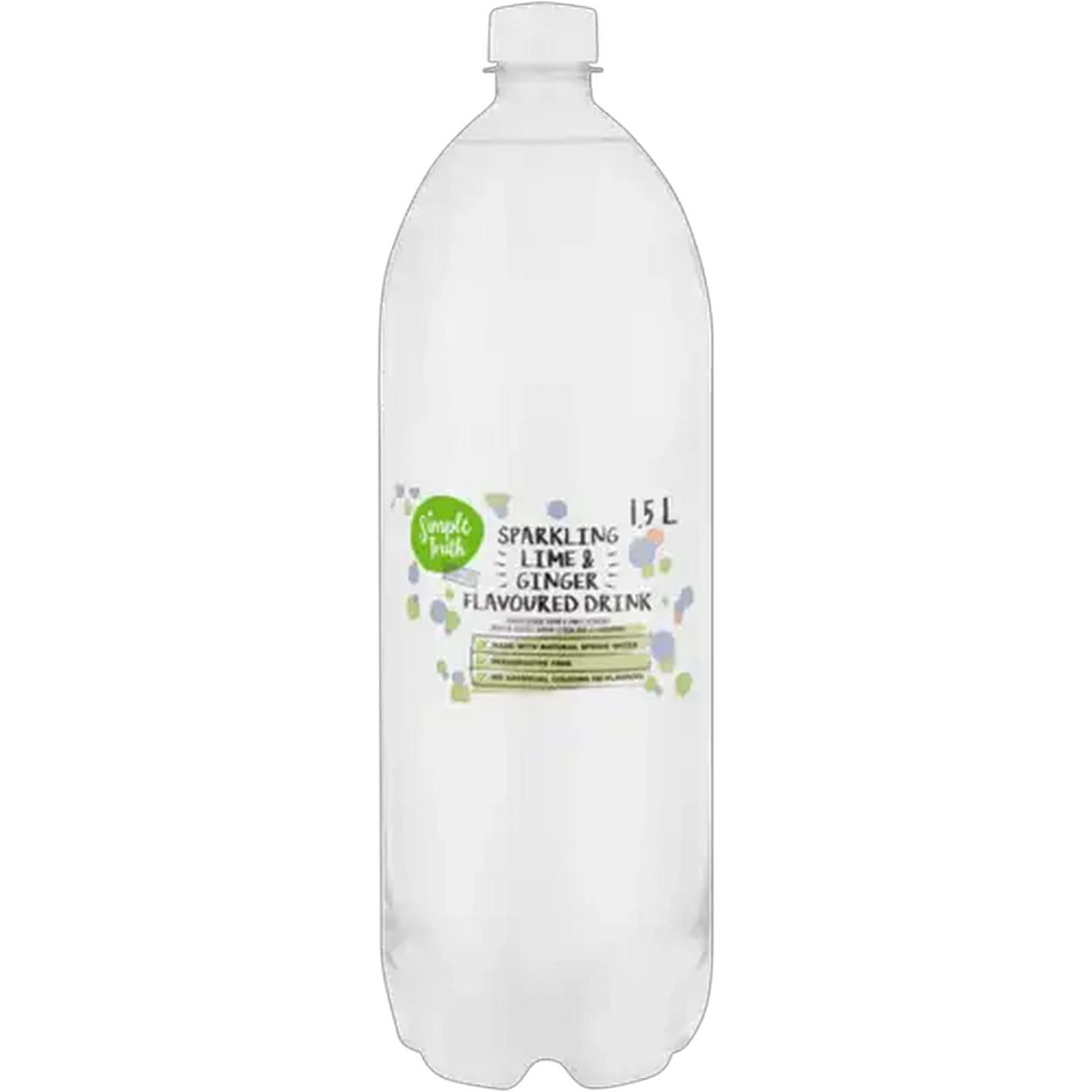 Image of Simple Truth Lime & Ginger Flavoured Sparkling Drink 1.5L