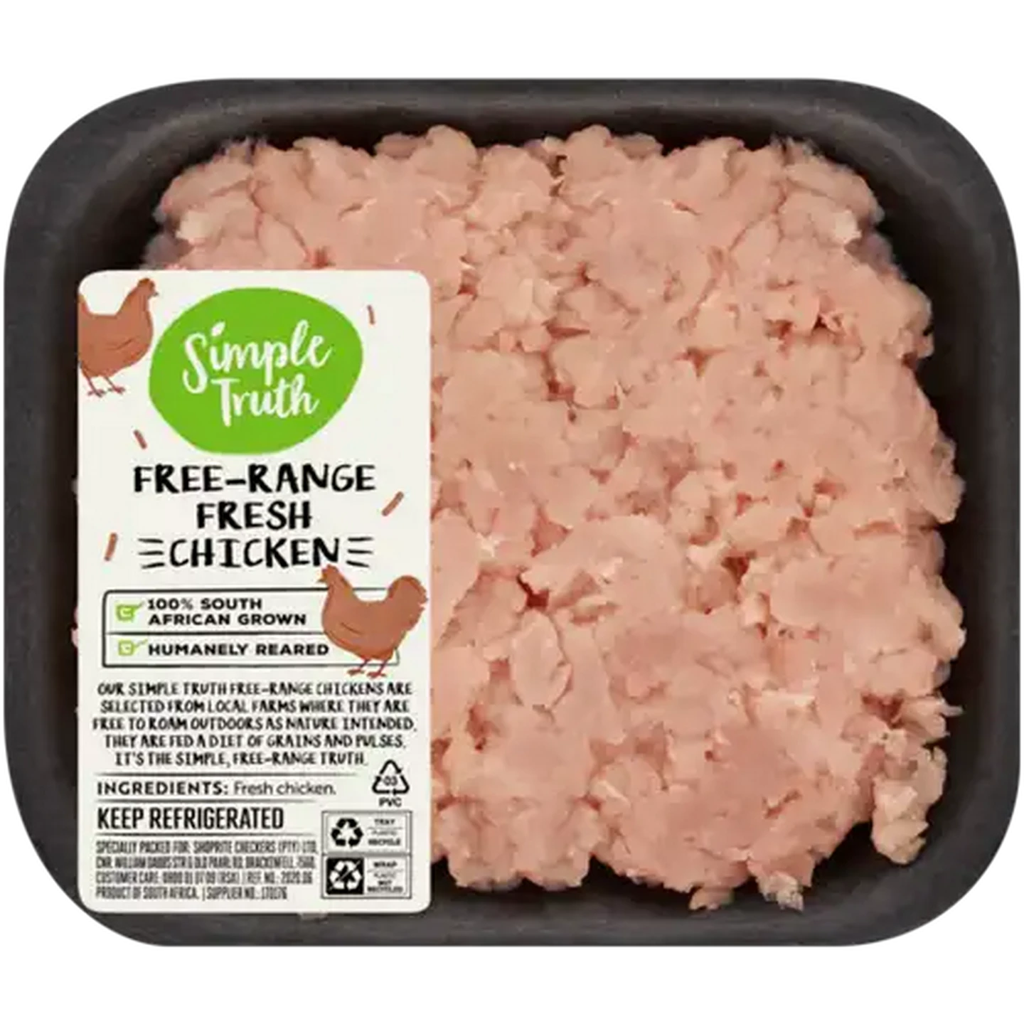 Image of Simple Truth Fresh Free-Range Minced Chicken Per kg