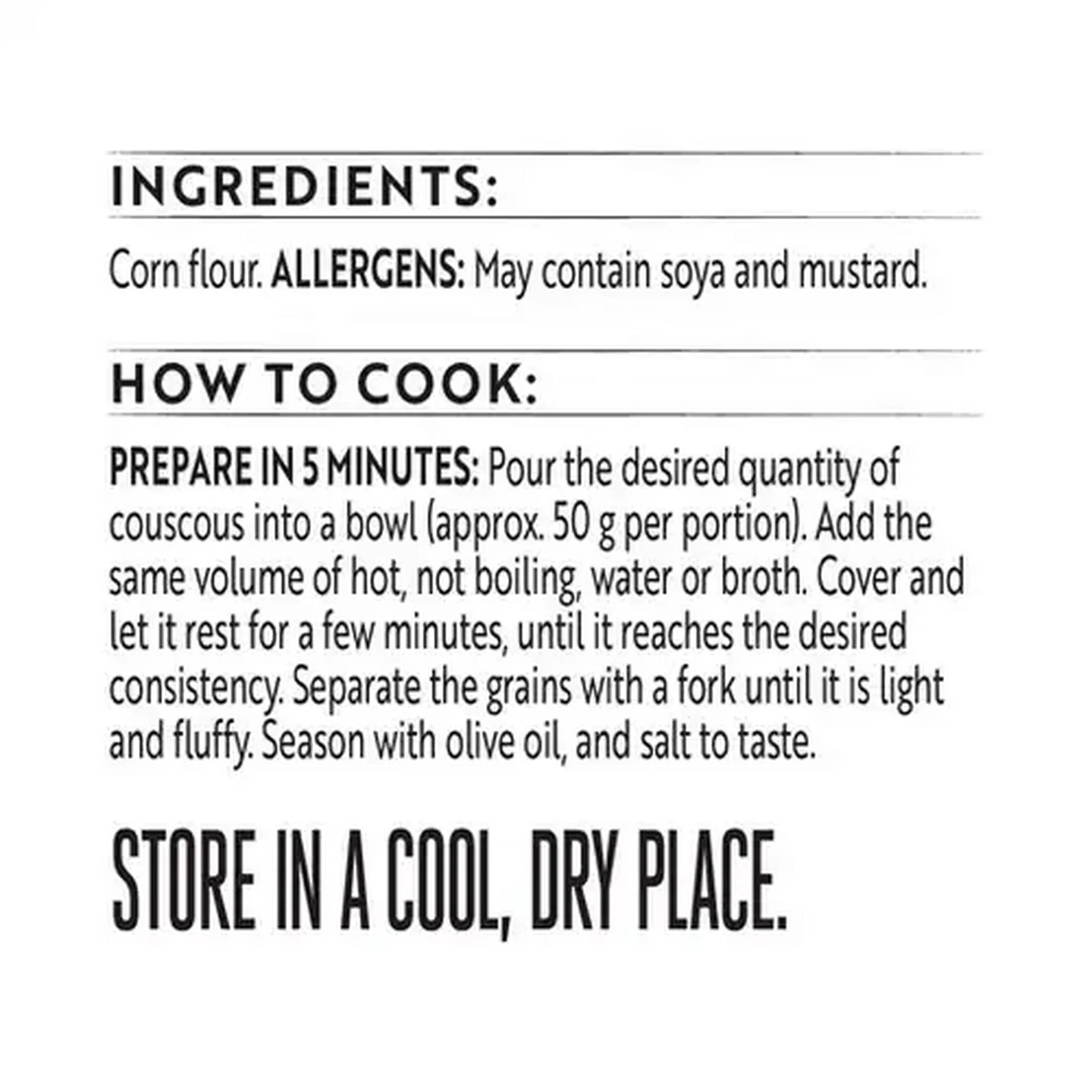 Image of Simple Truth Corn Couscous 2 x 125g