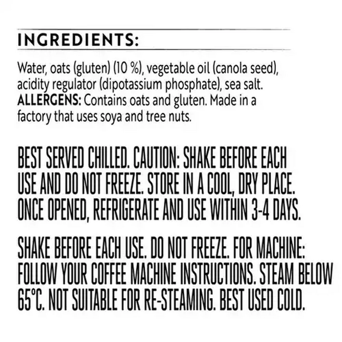 Image of Simple Truth Unsweetened Barista Blend Oat Milk 1L