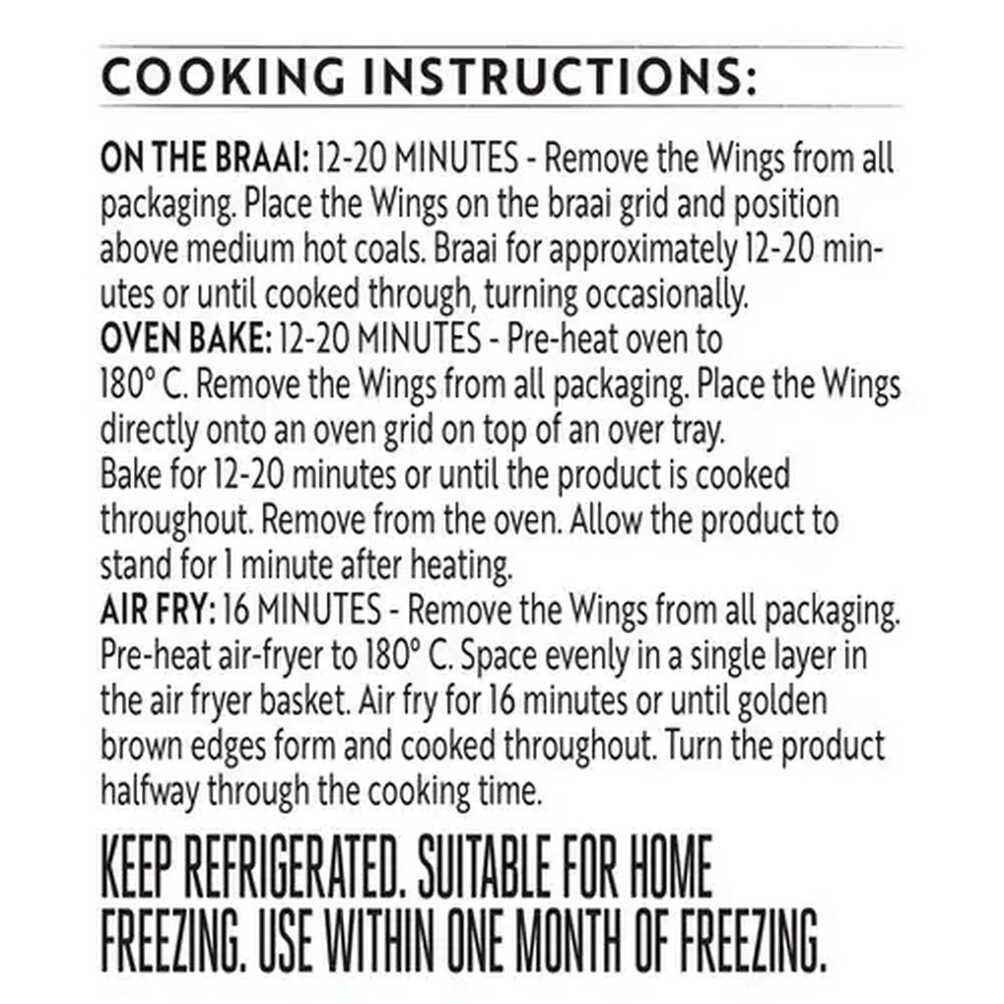 Image of Simple Truth Barbecue Free-Range Chicken Cocktail Wings Per KG