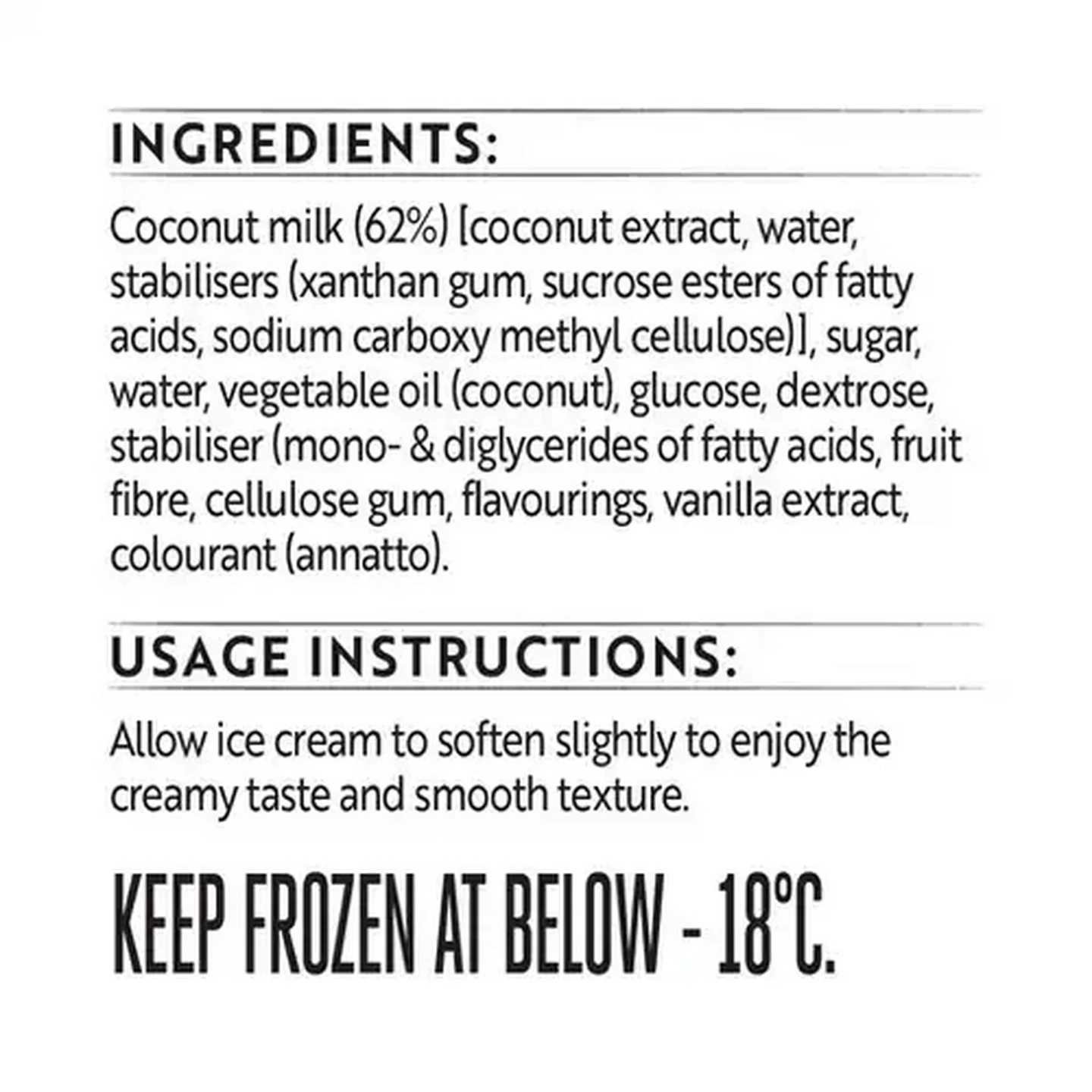 Image of Simple Truth Dairy-Free Vanilla Flavoured Ice Cream 500g