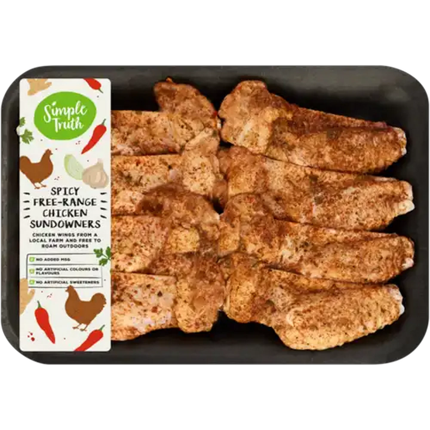 Image of Simple Truth Spicy Free-Range Chicken Sundowners Per KG