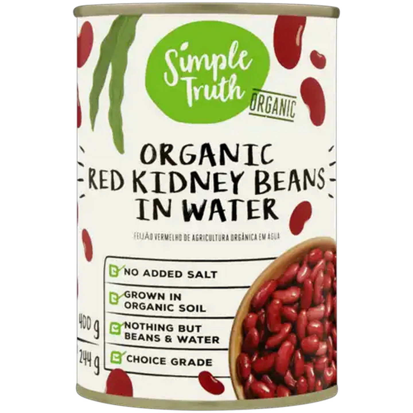 Image of Simple Truth Organic Red Kidney Beans in Water 400g
