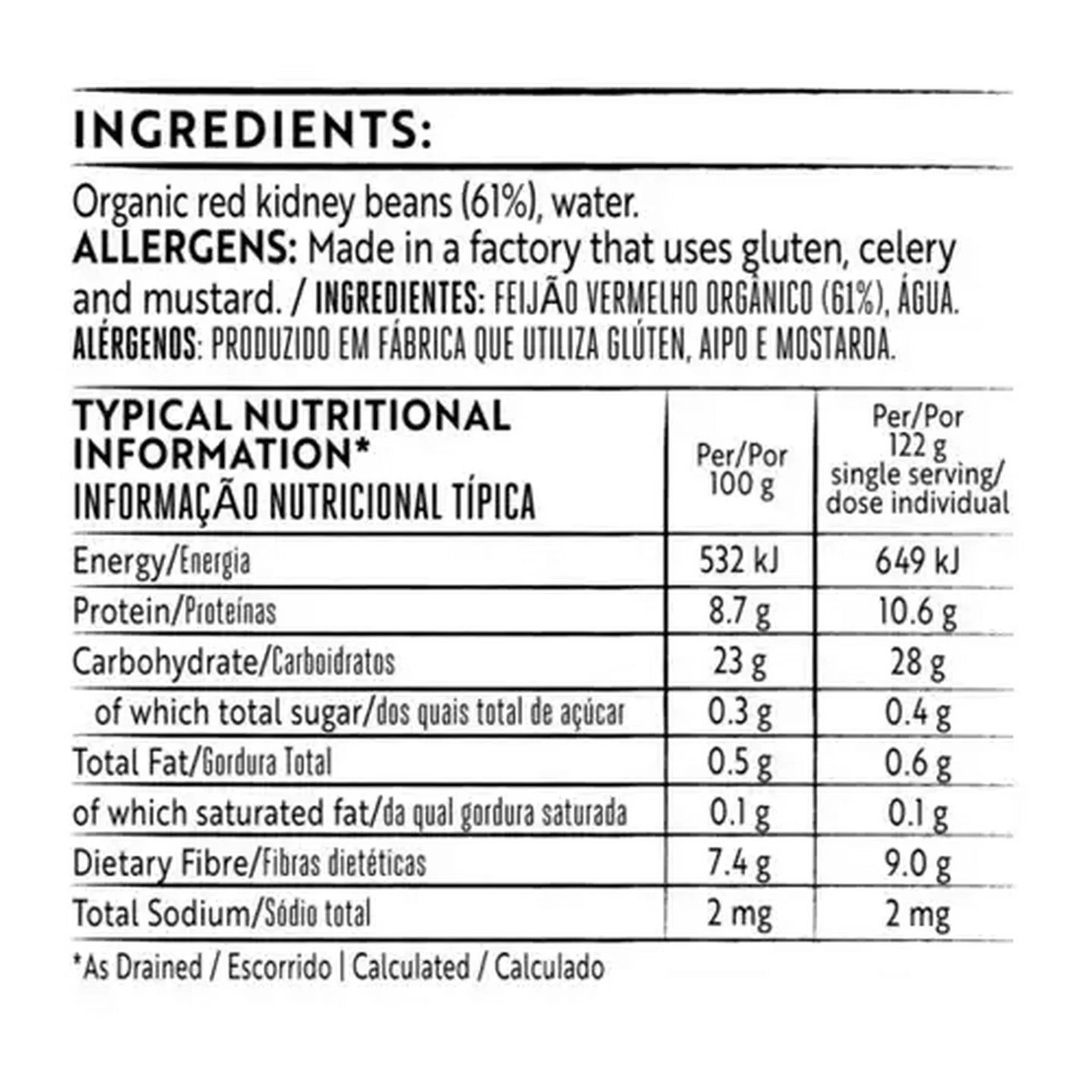 Image of Simple Truth Organic Red Kidney Beans in Water 400g