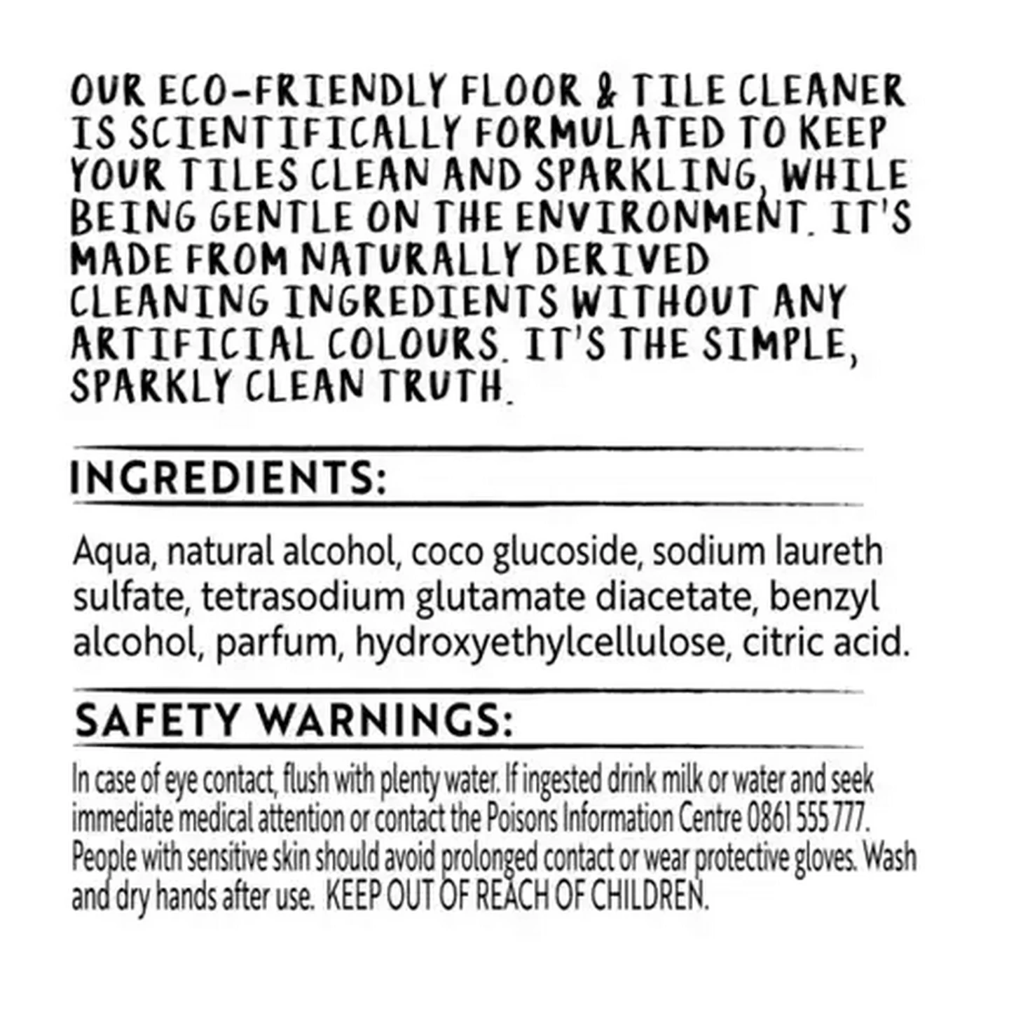 Image of Simple Truth Eco-Friendly Floor & Tile Cleaner 750ml