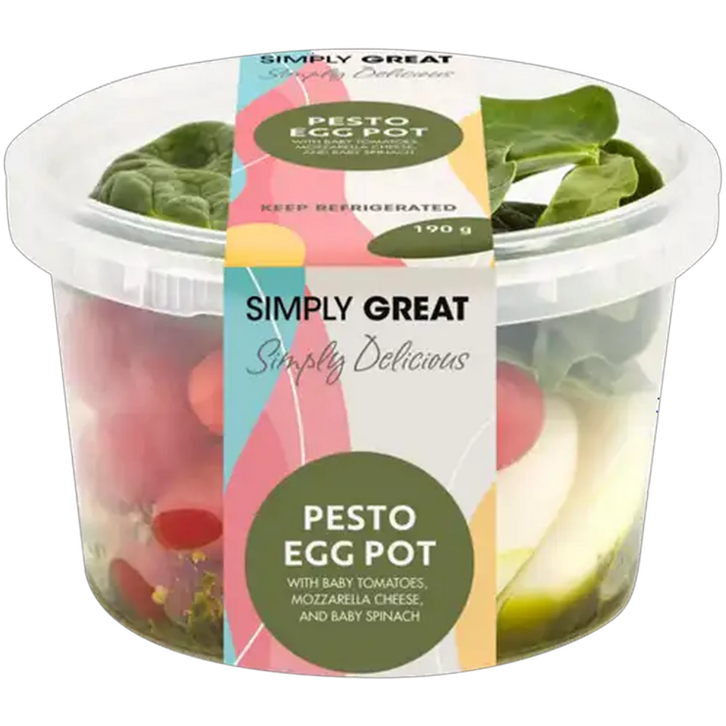 Image of Simply Great Pesto Egg Pot 190g
