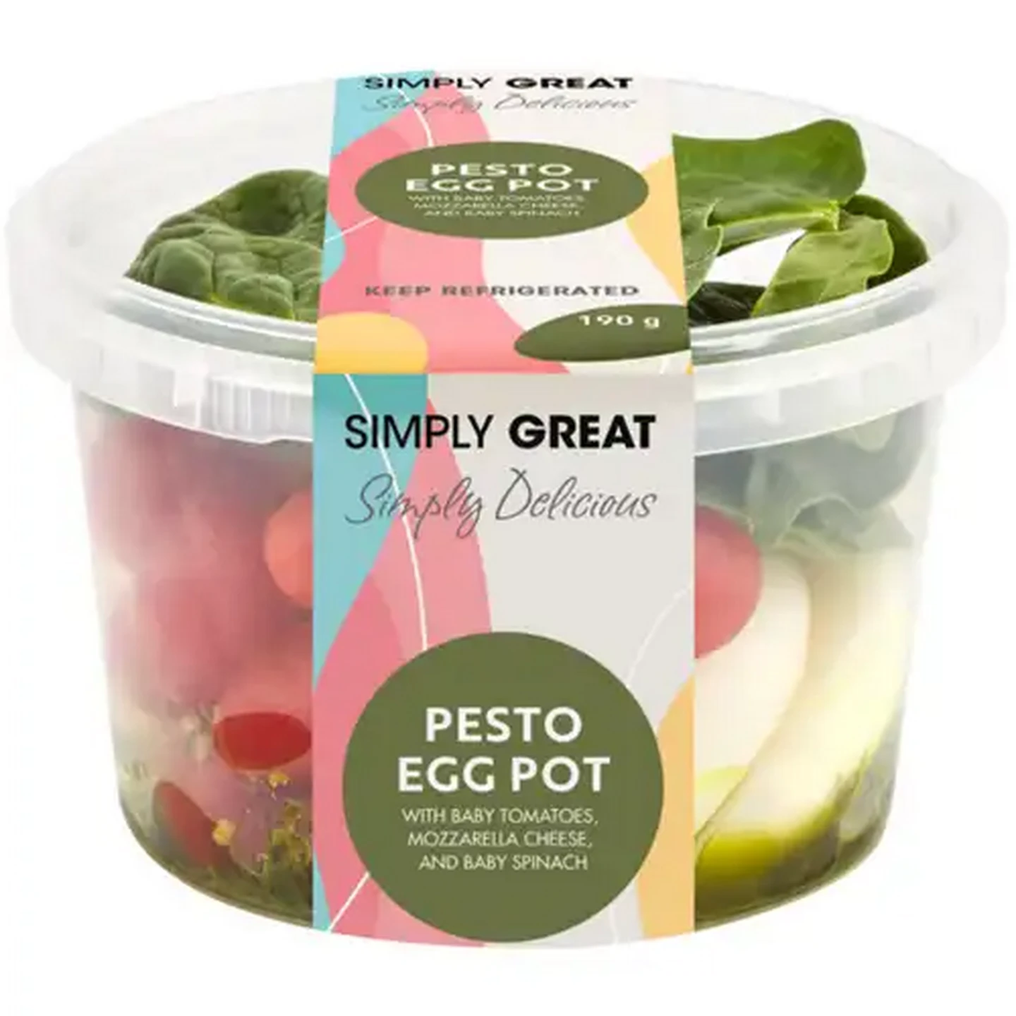 Image of Simply Great Pesto Egg Pot 190g