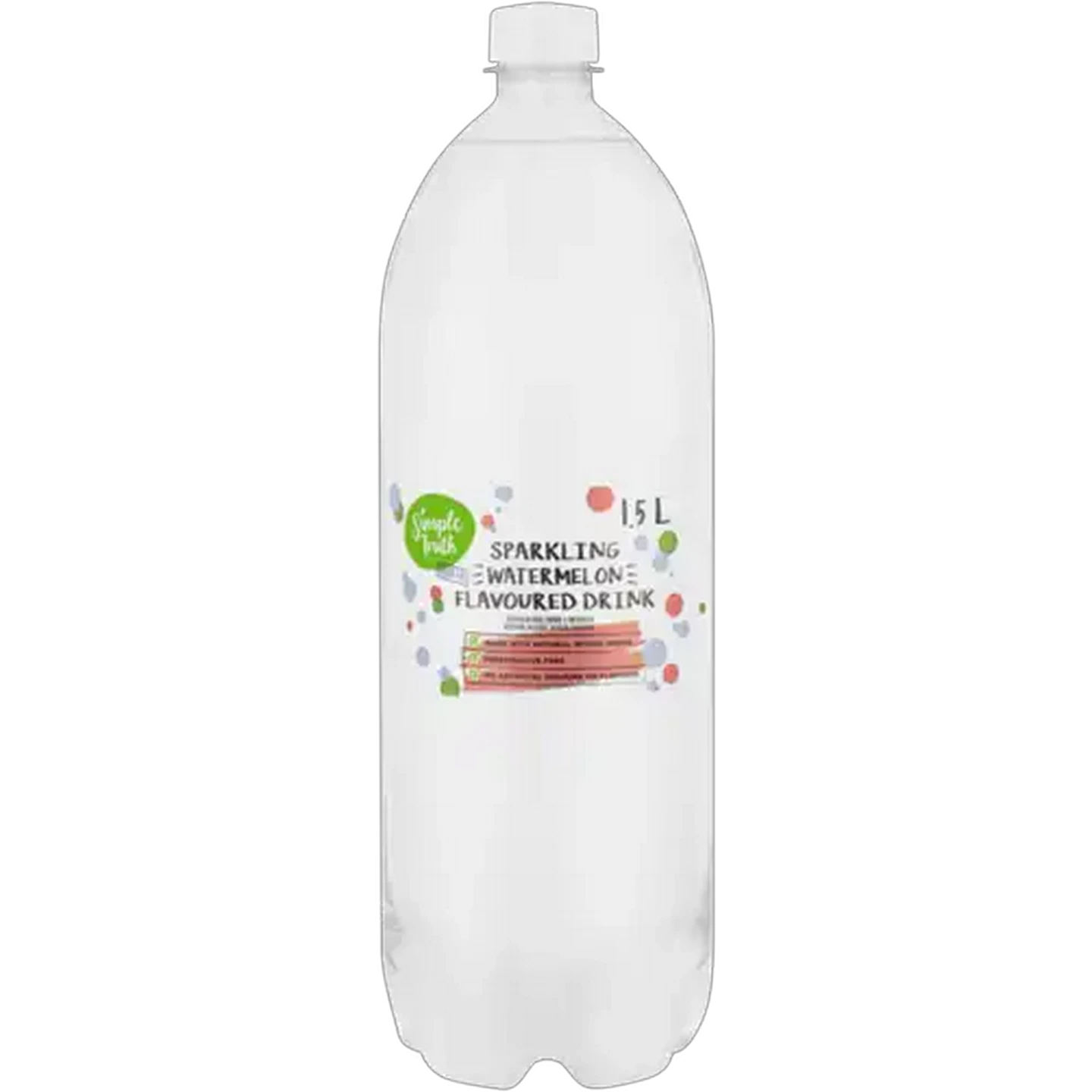 Image of Simple Truth Watermelon Flavoured Sparkling Drink 1.5L