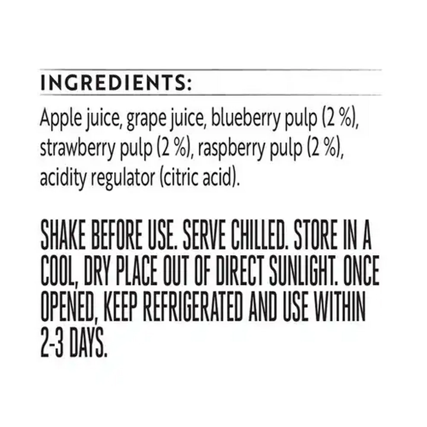 Image of Simple Truth 100% Berry Juice 1L