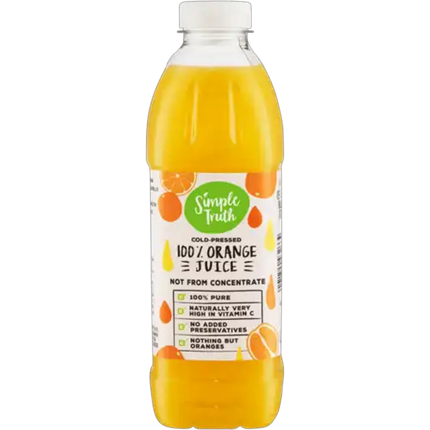 Image of Simple Truth 100% Cold-Pressed Orange Juice 1L
