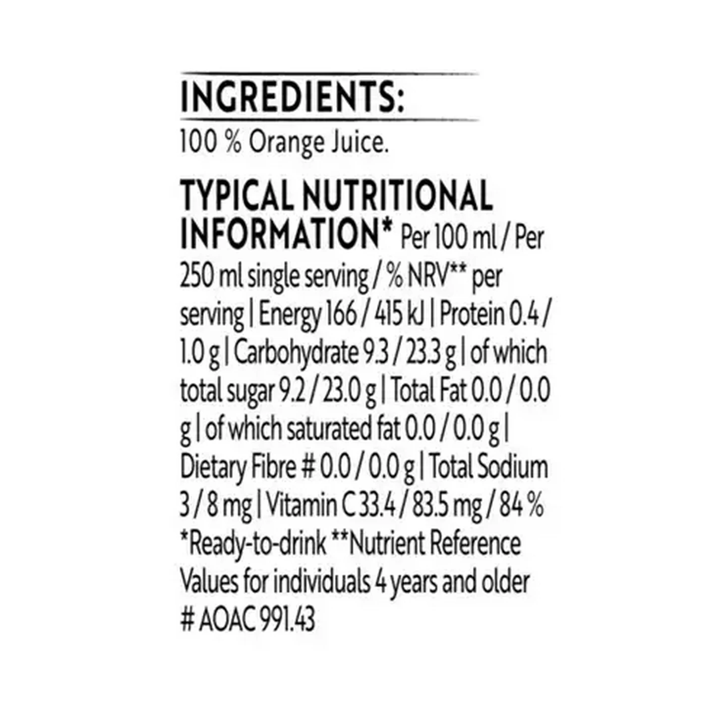 Image of Simple Truth 100% Cold-Pressed Orange Juice 1L
