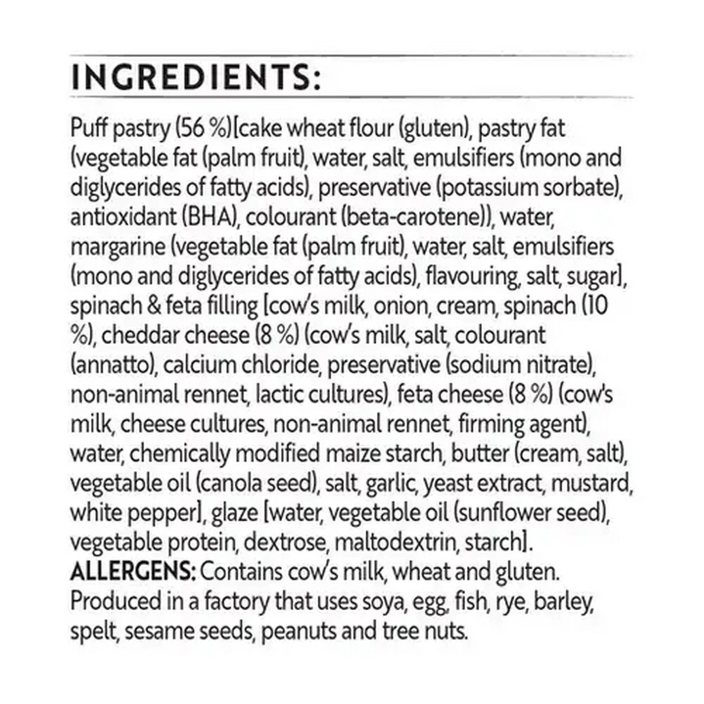 Image of Simple Truth Frozen Plant-Based Cheesy Spinach & Feta Pies 340g
