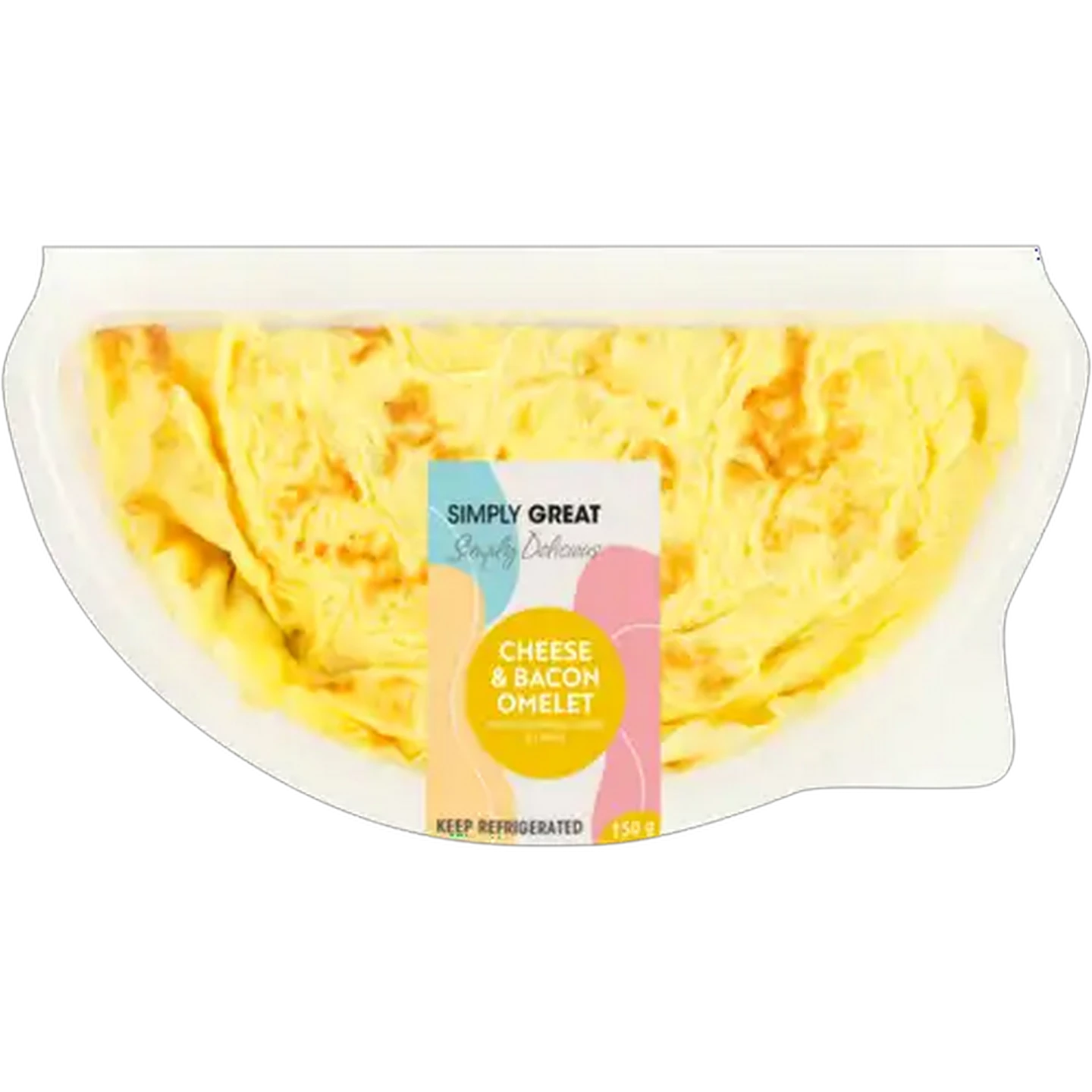 Image of Simply Great Cheese & Bacon Omelet 150g