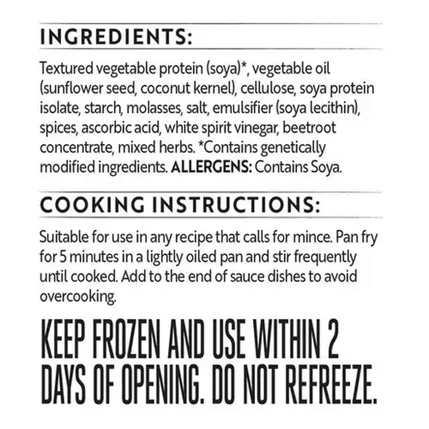 Image of Simple Truth Frozen Plant Based Mince 400g