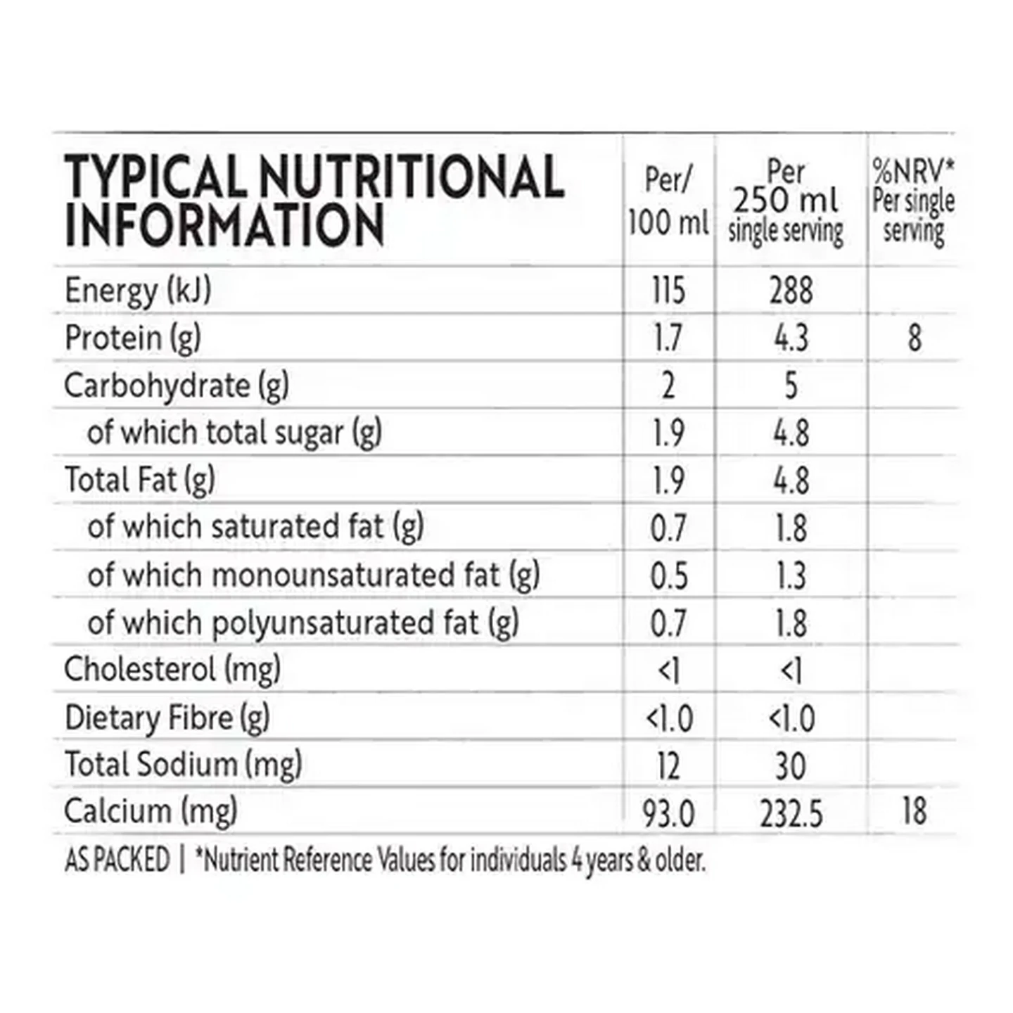 Image of Simple Truth Sweetened Soya Milk 1L