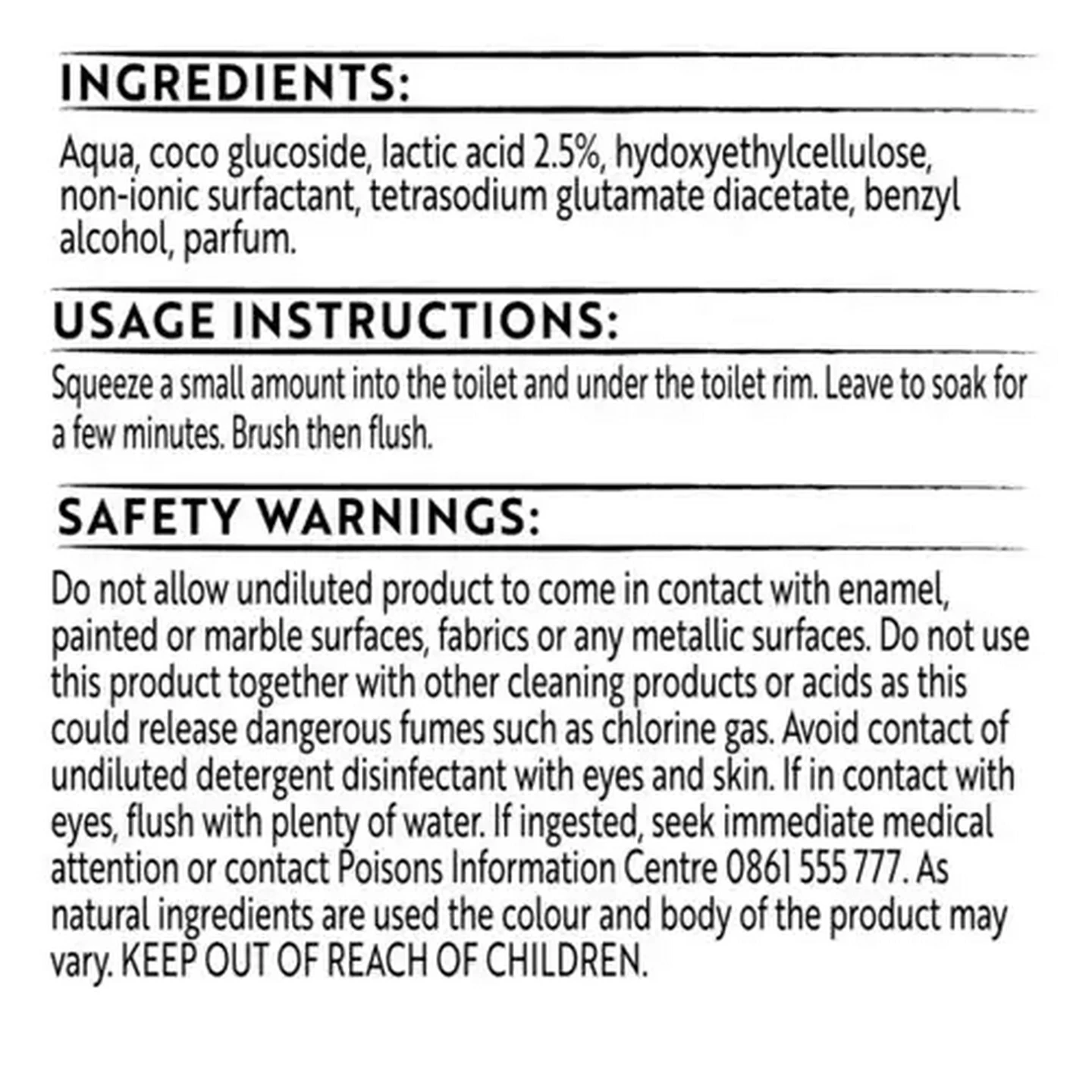 Image of Simple Truth Eco-Friendly Toilet Cleaner 500ml