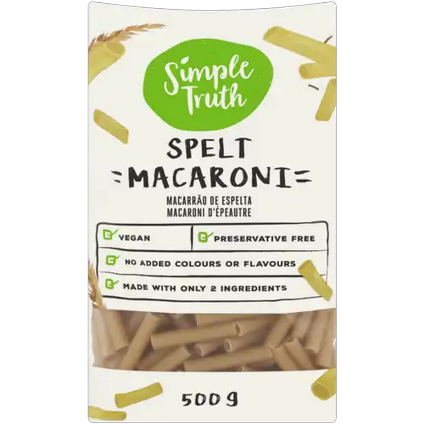 Image of Simple Truth Spelt Macaroni 500g