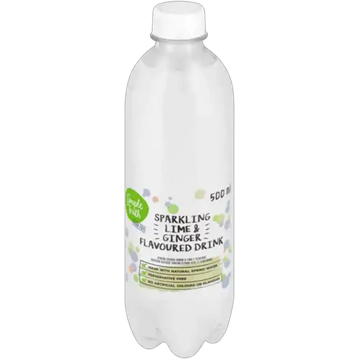 Image of Simple Truth Lime & Ginger Flavoured Sparkling Drink 500ml