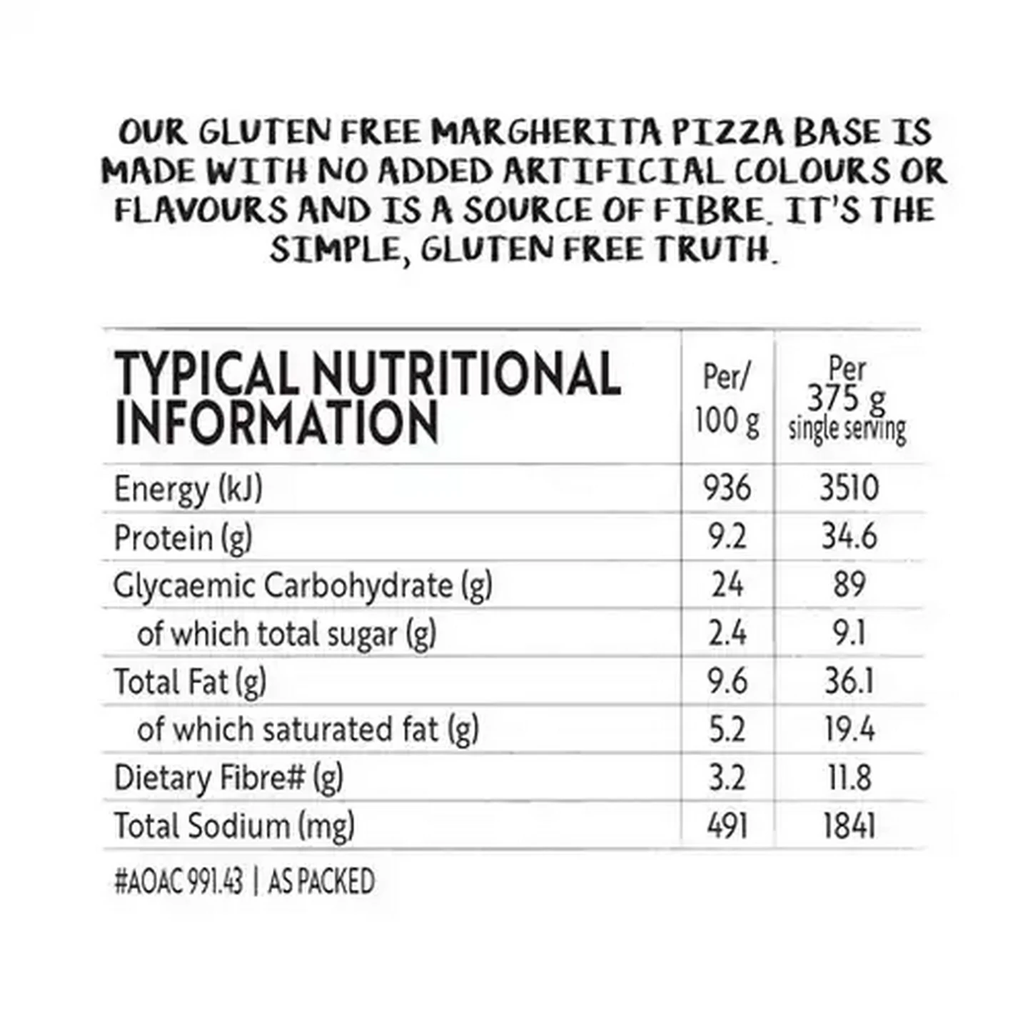 Image of Simple Truth Gluten Free Margherita Pizzas 2 x 375g