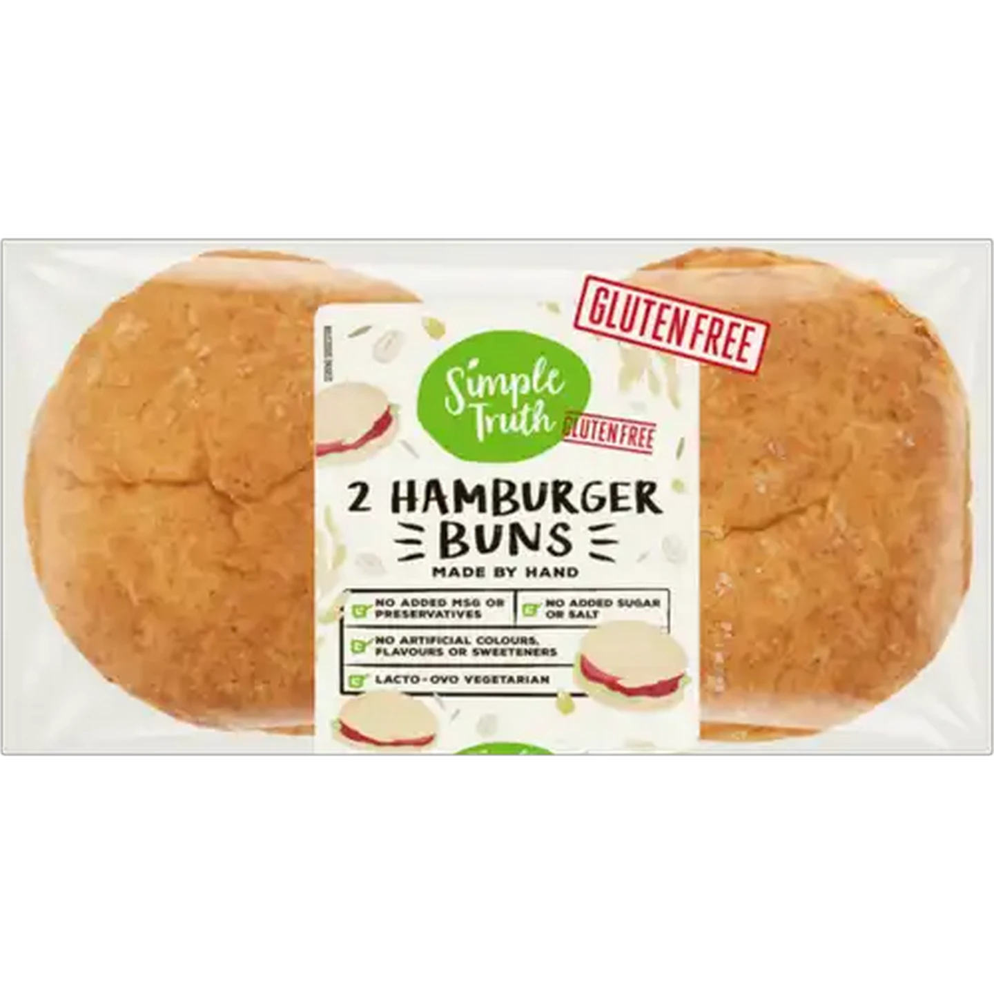 Image of Simple Truth Frozen Hamburger Buns 2-Pack